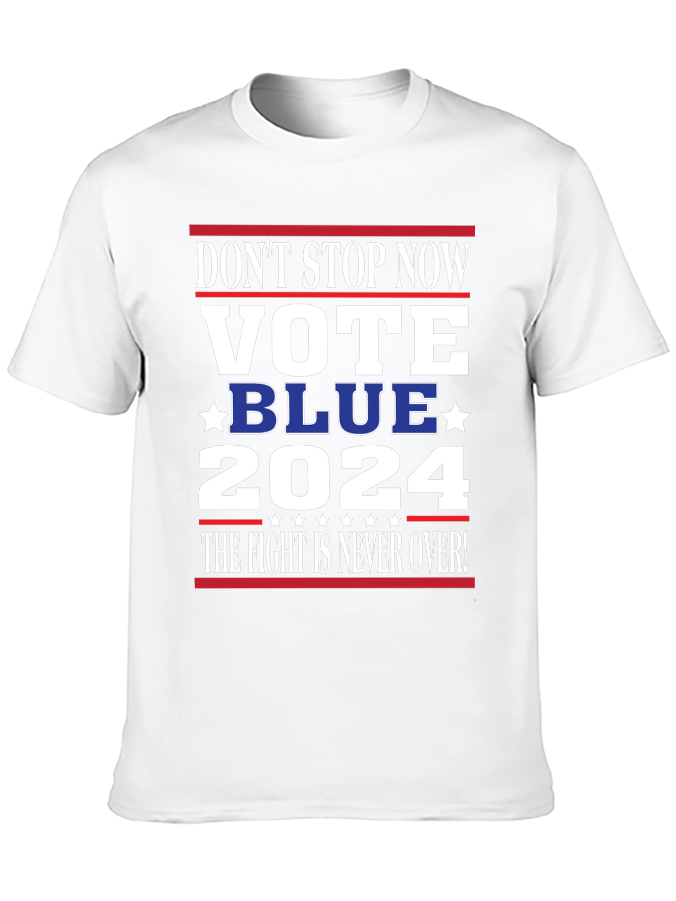 Black Vote Blue 2024 Political T-Shirt view 10