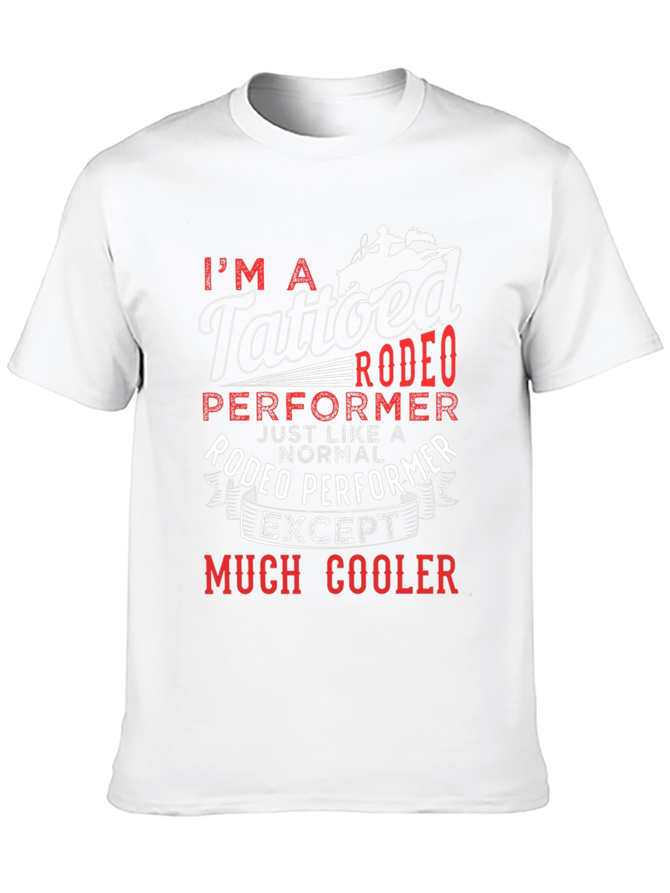 Black Tattooed Rodeo Performer Graphic Tee view 10