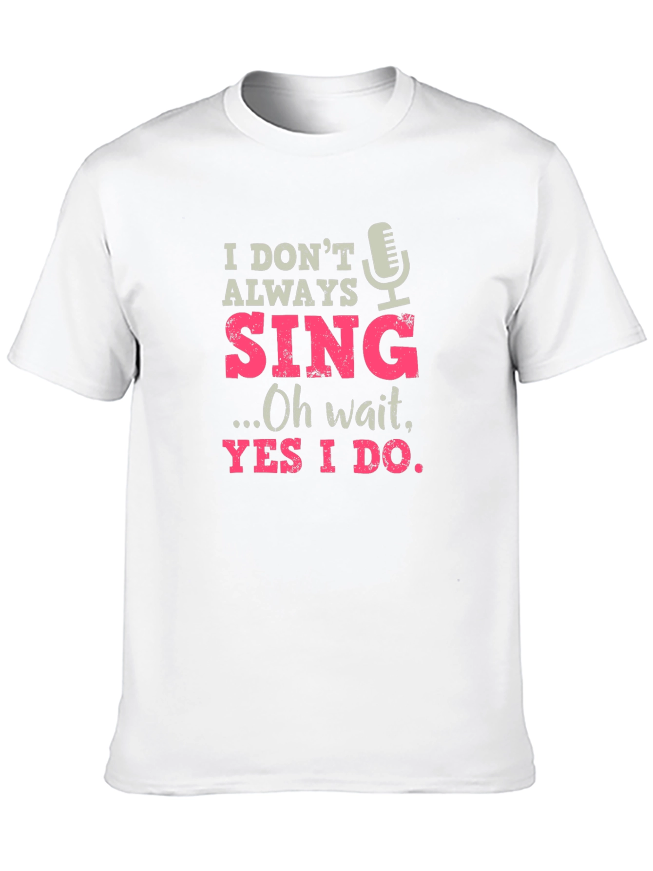 Black Singing Lover T-Shirt - Funny Singer Tee view 10