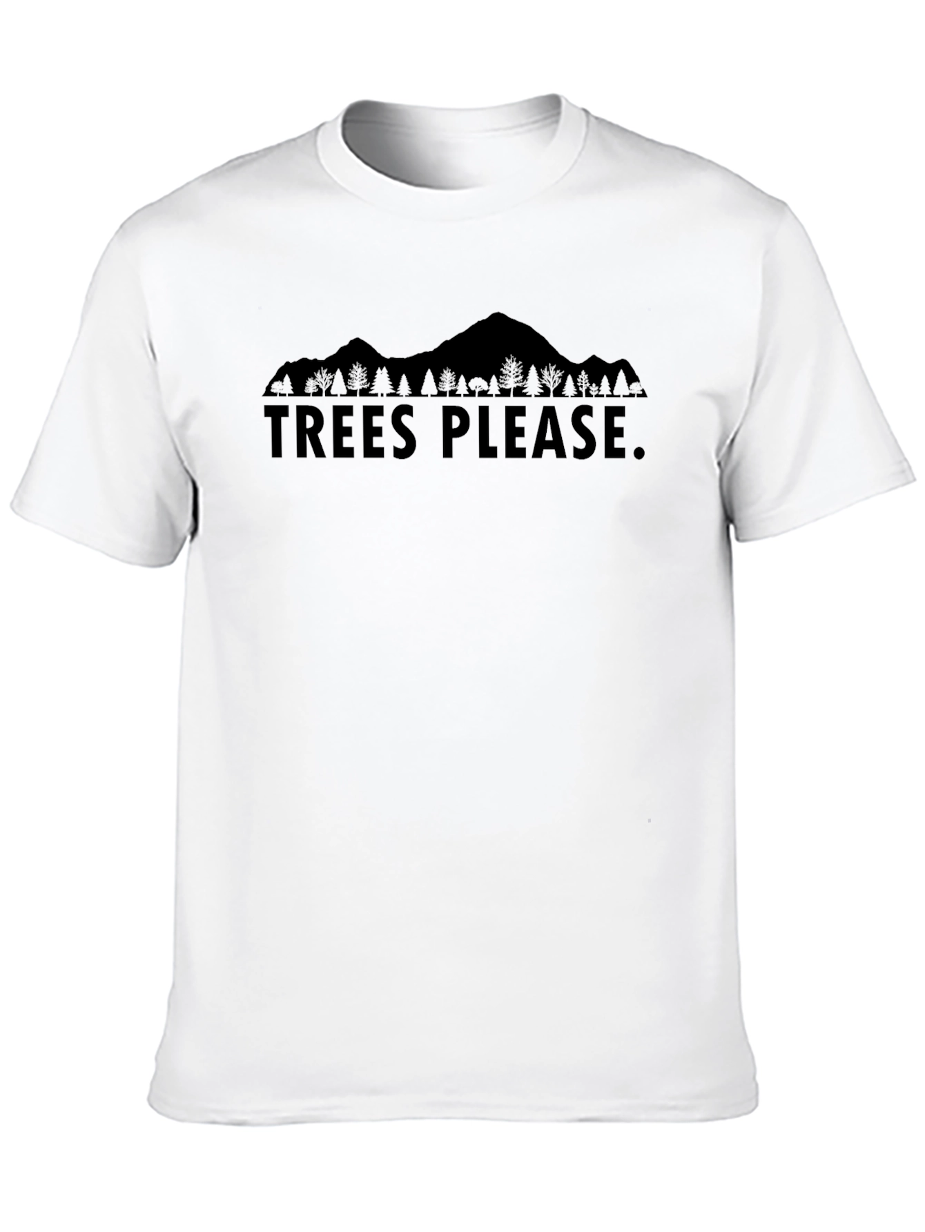 Black Trees Please Graphic T-Shirt - Nature Lover Tee view 10