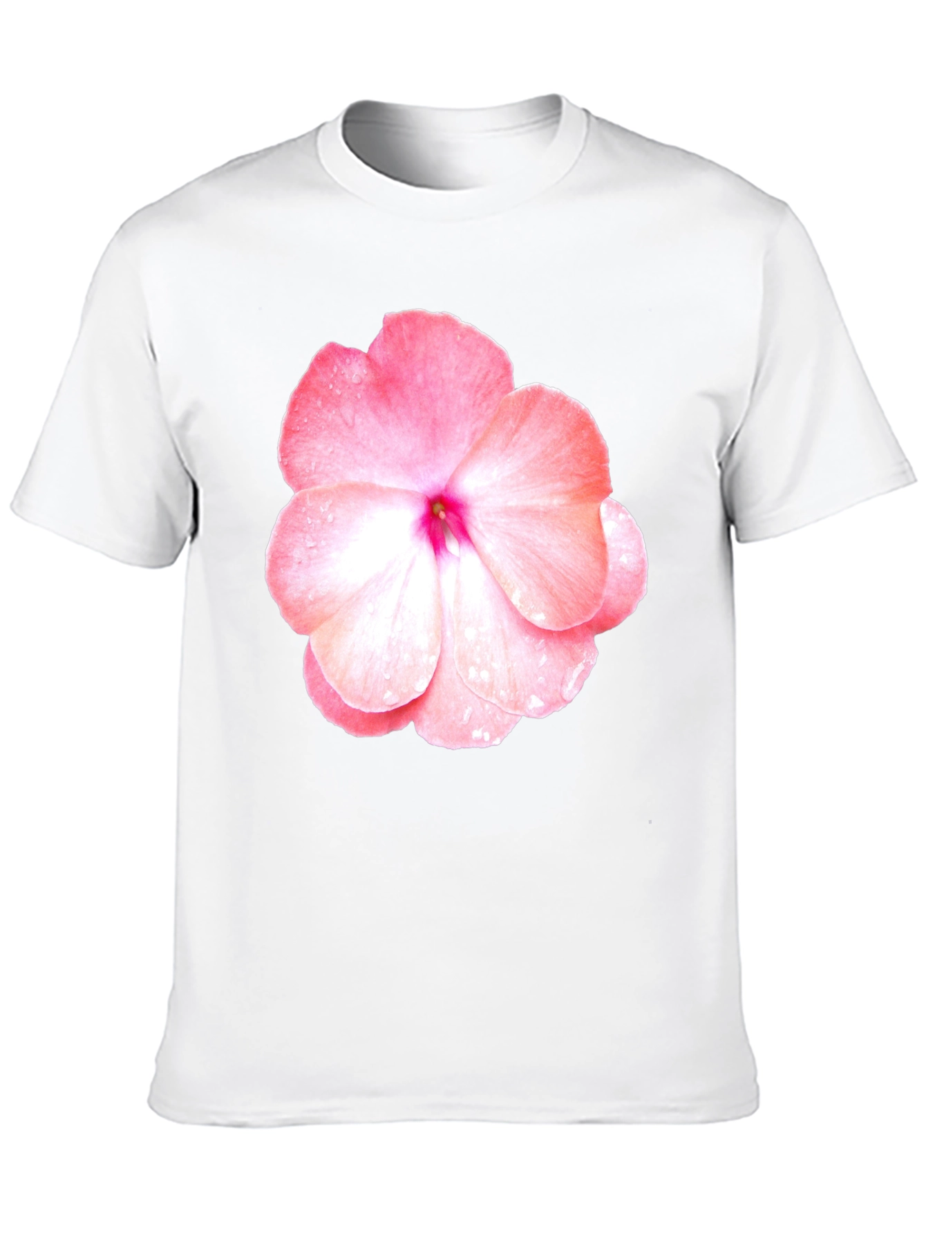 Black Floral Print Crew Neck T-Shirt view 10