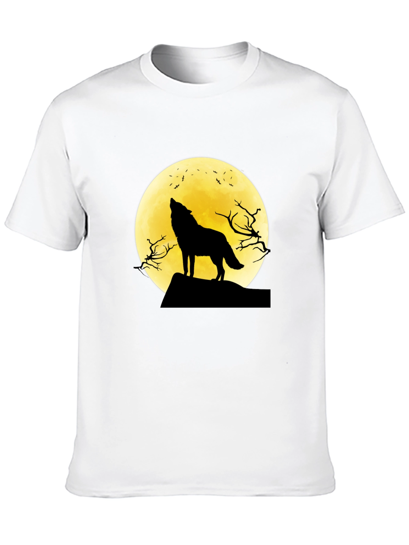 Black Wolf Moon Graphic Tee - Black T-Shirt view 10