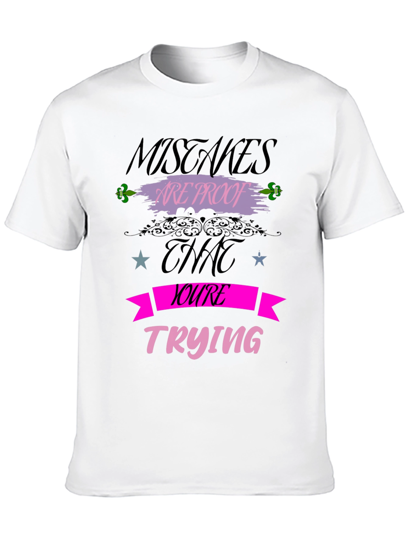Black Mistakes Are Proof T-Shirt, Motivational Graphic Tee view 10