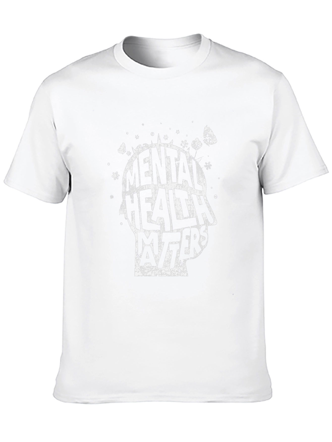 Black Mental Health Matters Graphic T-Shirt view 10