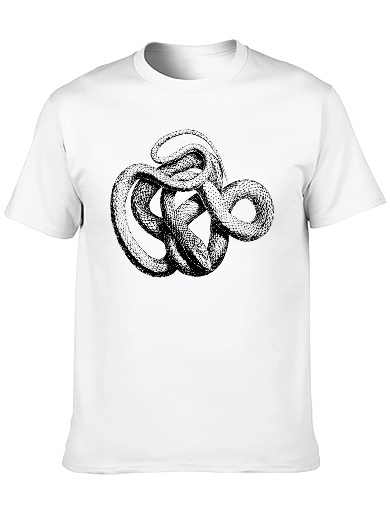 Black Black Snake Graphic Tee - Unisex view 10