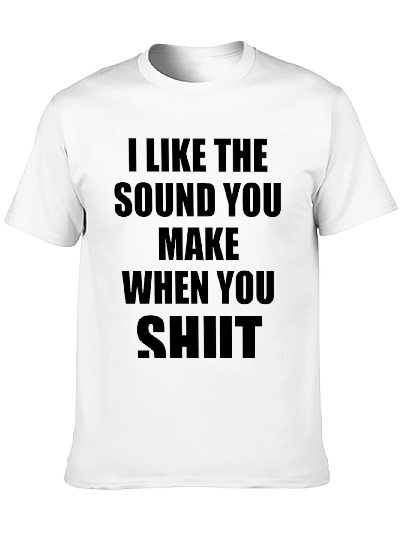Black Funny Graphic Tee - I Like the Sound You Make view 10