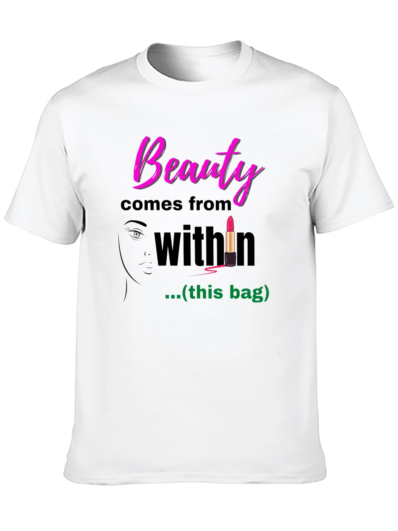 Black Beauty Comes From Within Graphic T-Shirt view 10