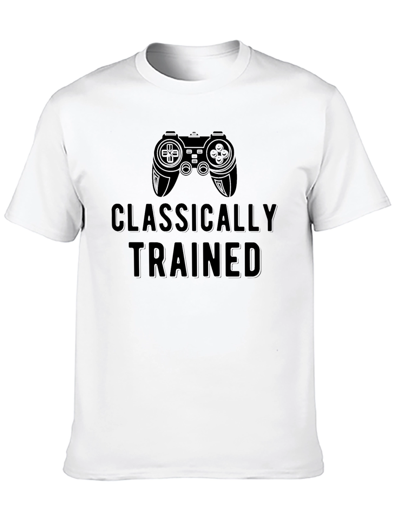 Black Classically Trained Gamer T-Shirt - Black view 10