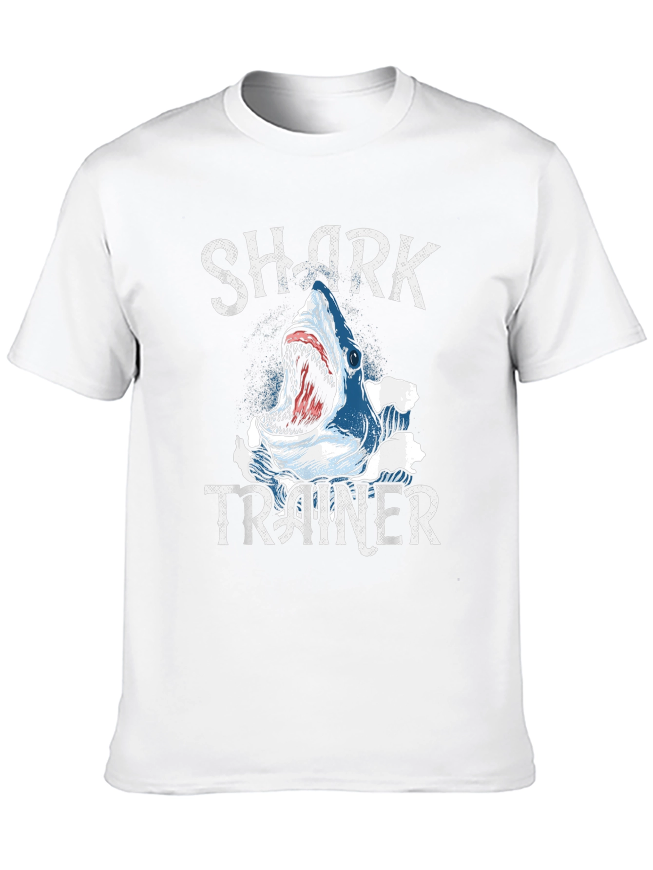 Black Shark Trainer Graphic Tee - Black Cotton T-Shirt view 10