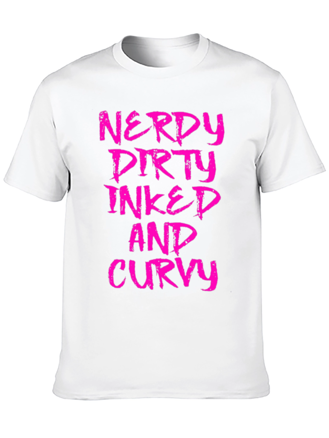 Nerdy Dirty Inked Curvy Graphic T-Shirt - 10