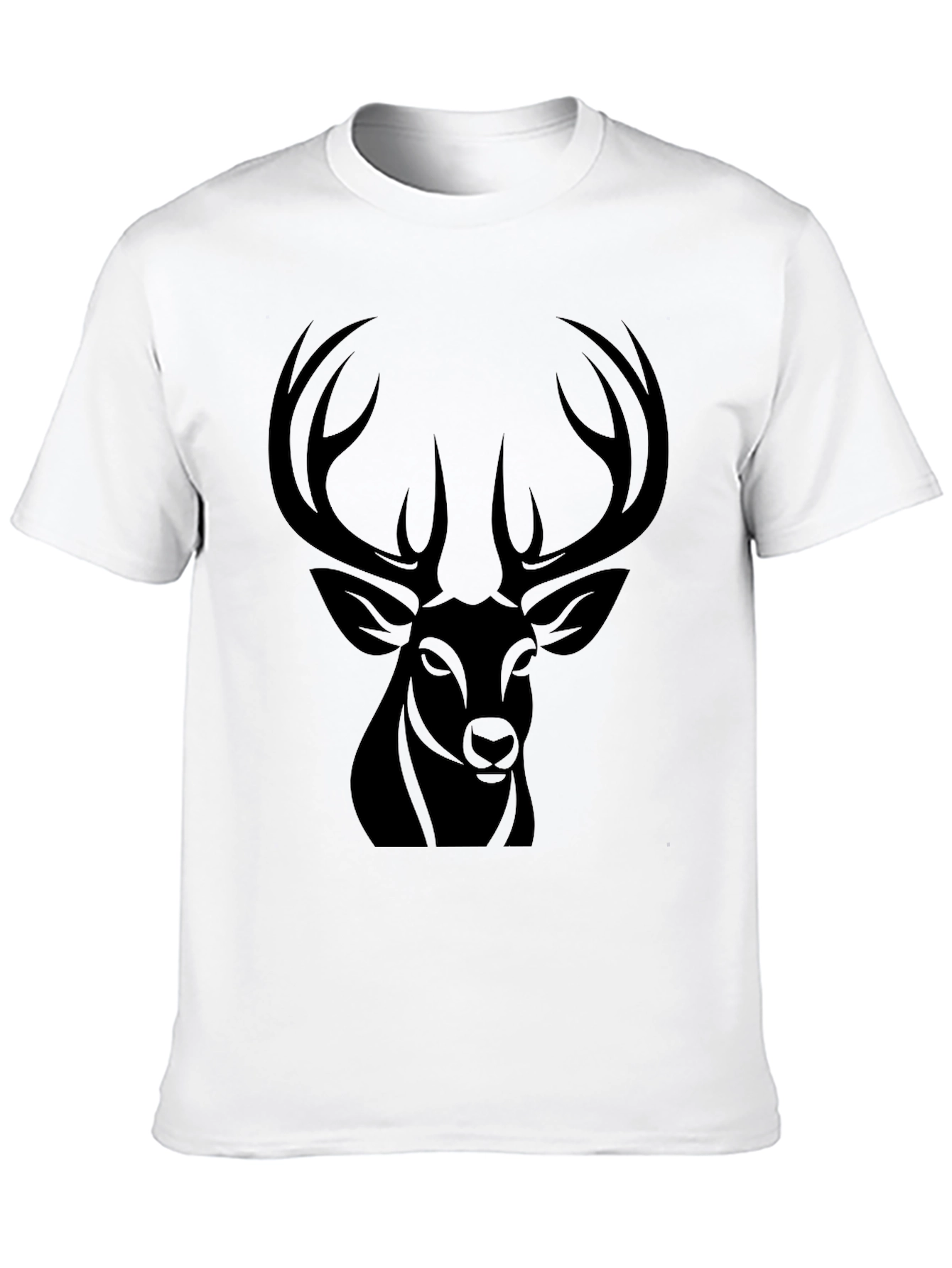 Black Black Deer Graphic Tee - Men's Casual Fashion view 10