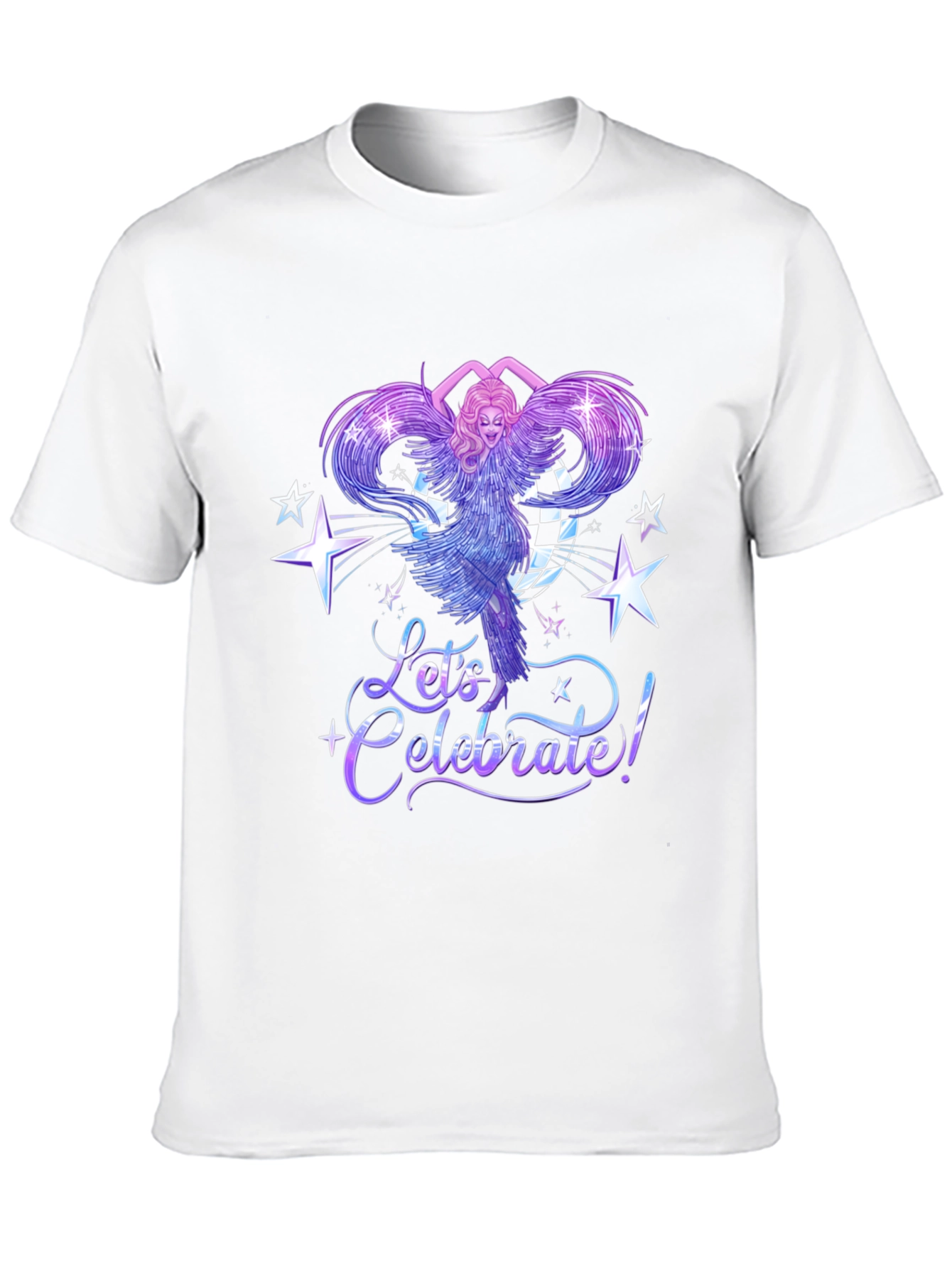 Black Celebrate T-Shirt: Drag Queen Party Tee view 10