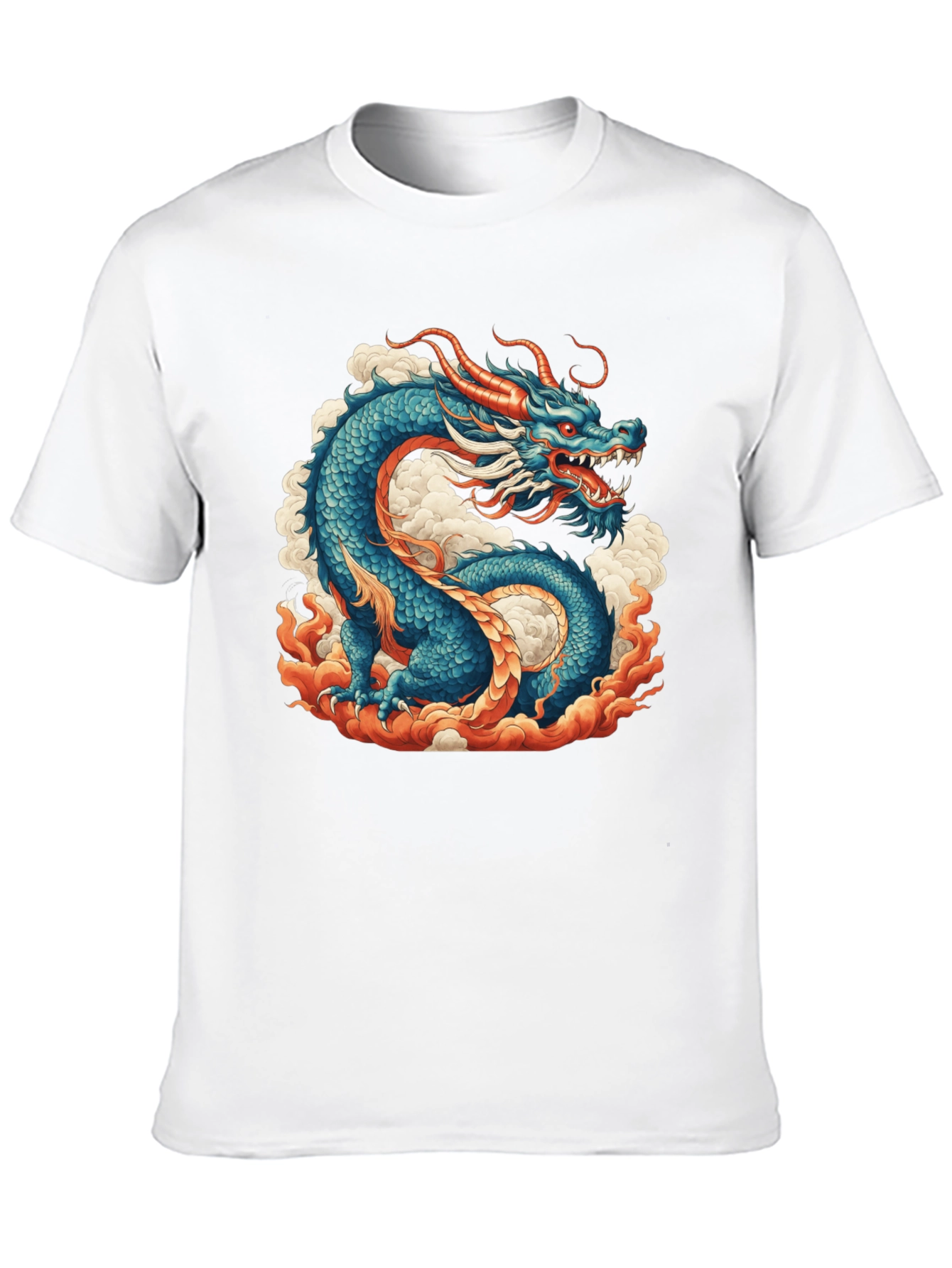 Black Dragon Graphic Tee - Men's Black T-Shirt view 10
