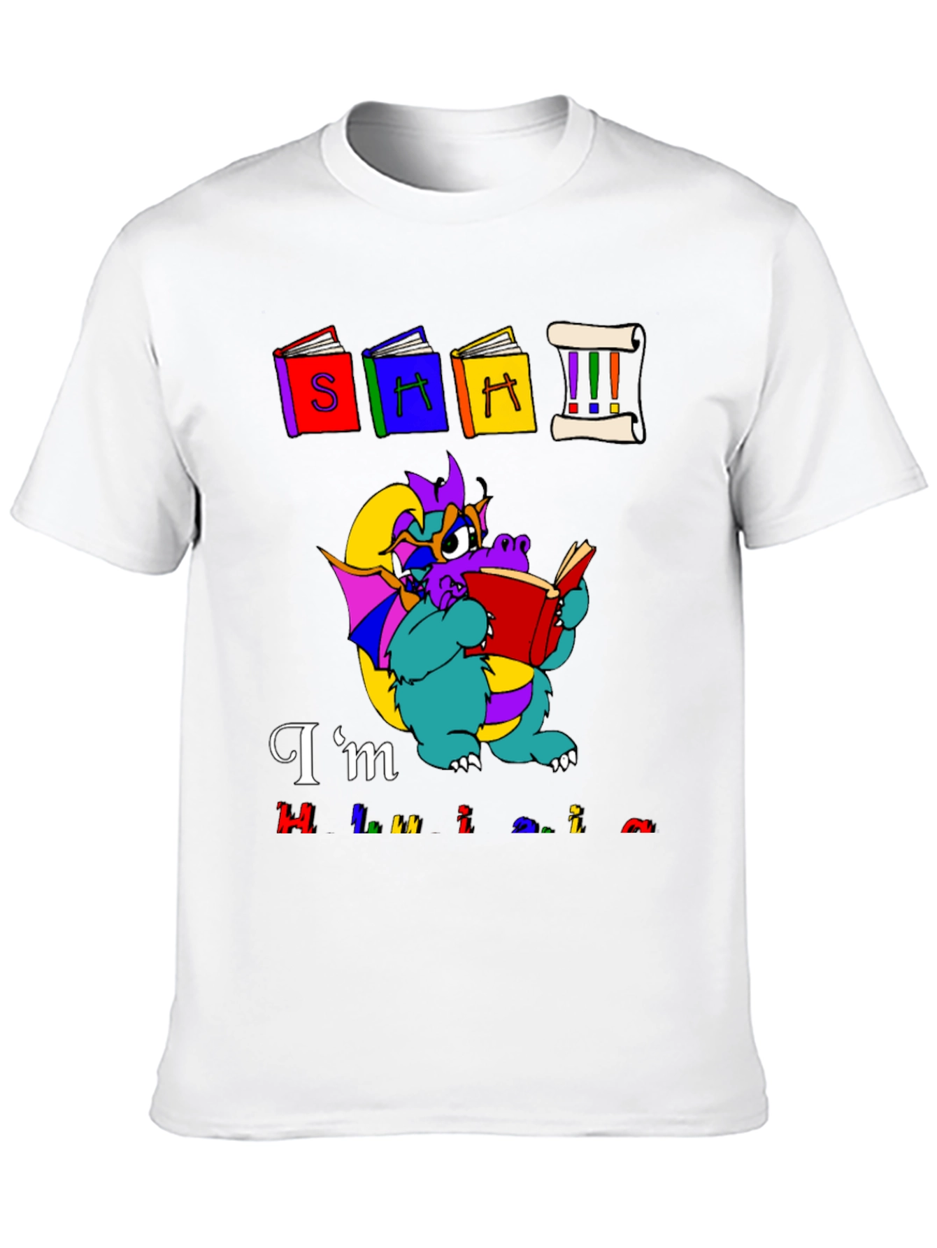 Black Book Dragon Graphic Tee - I'm Hilarious T-Shirt view 10