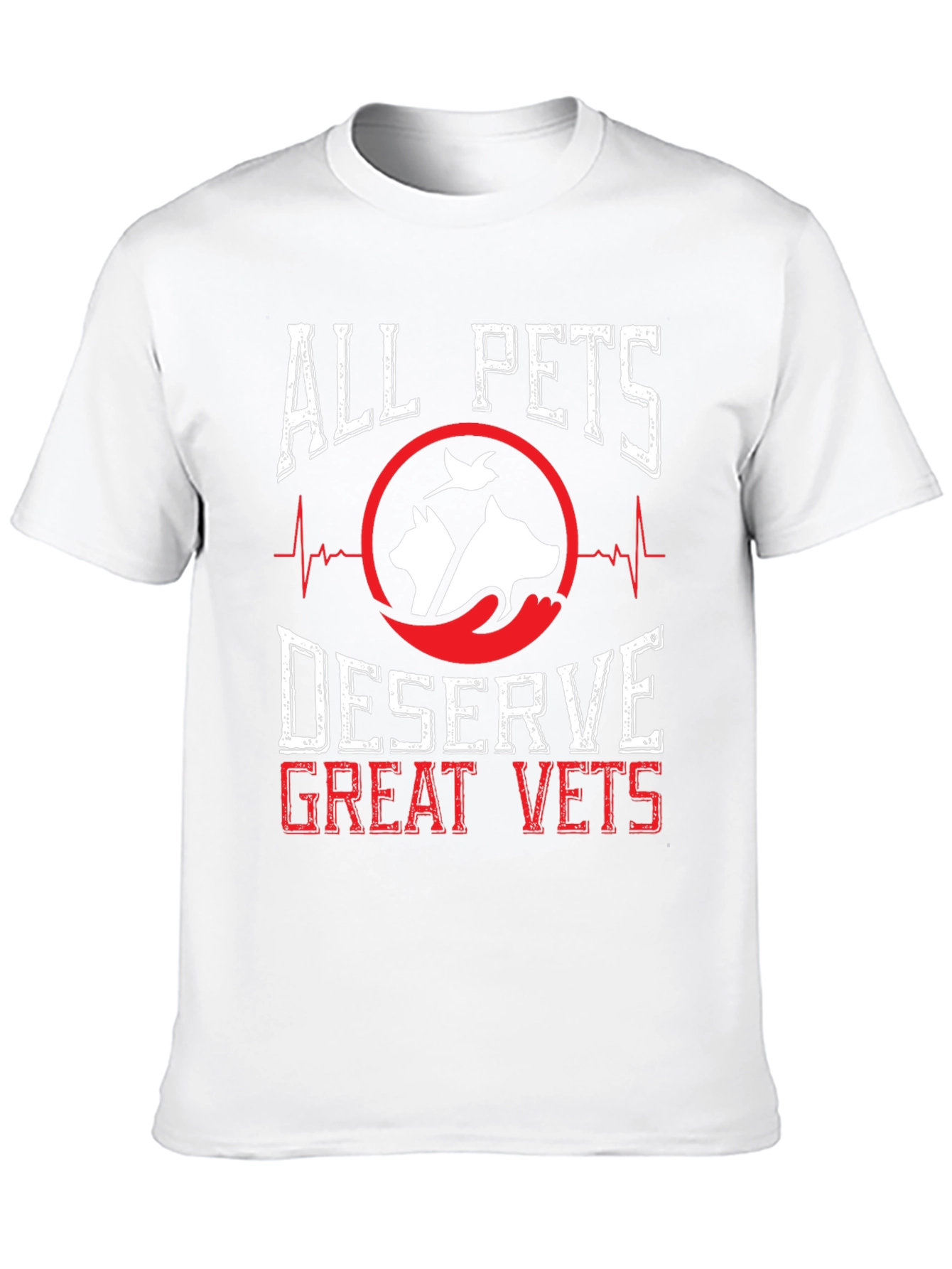 Black All Pets Deserve Great Vets T-Shirt view 10