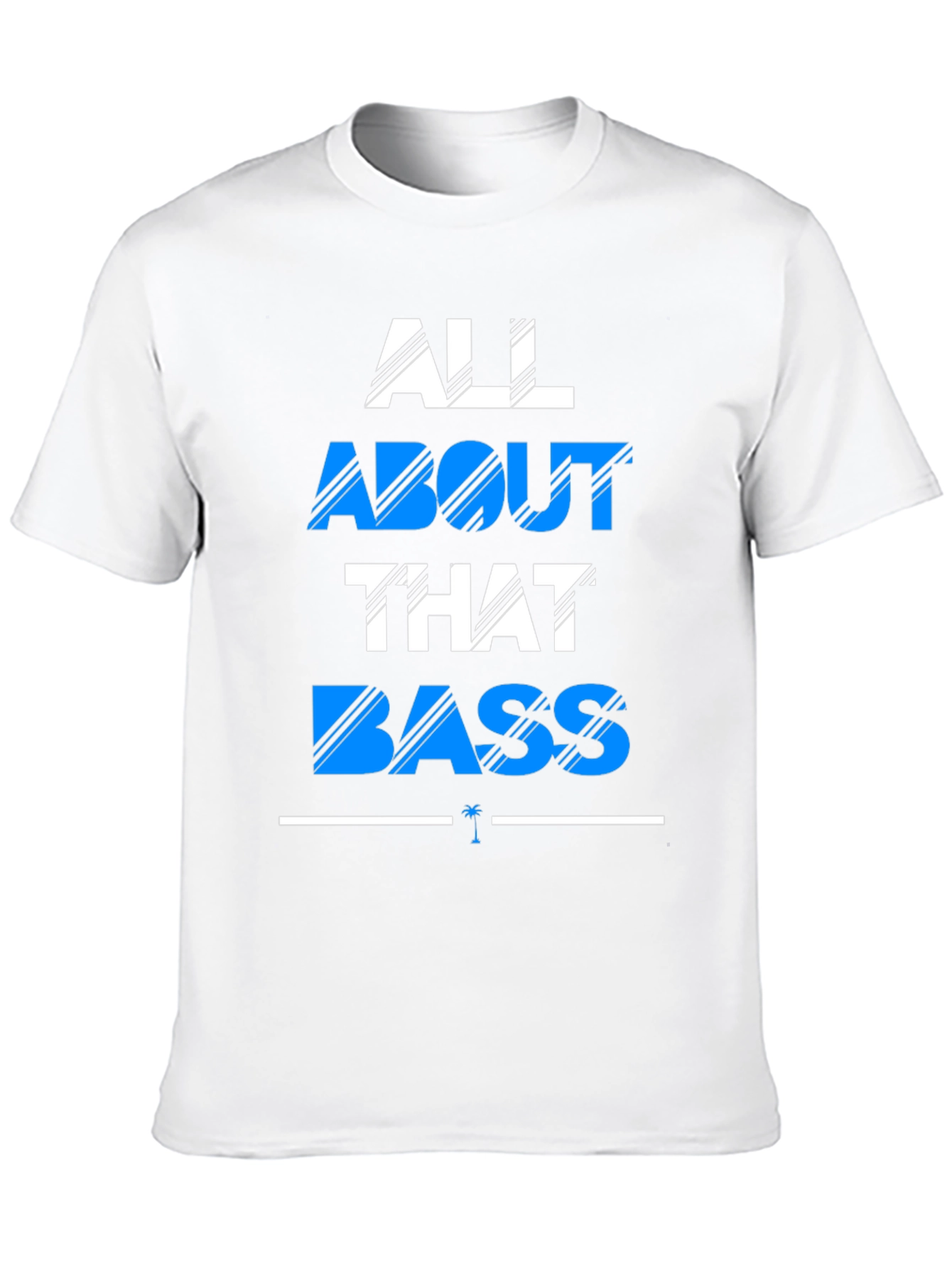Black All About That Bass Graphic Tee - Black Cotton T-Shirt view 10