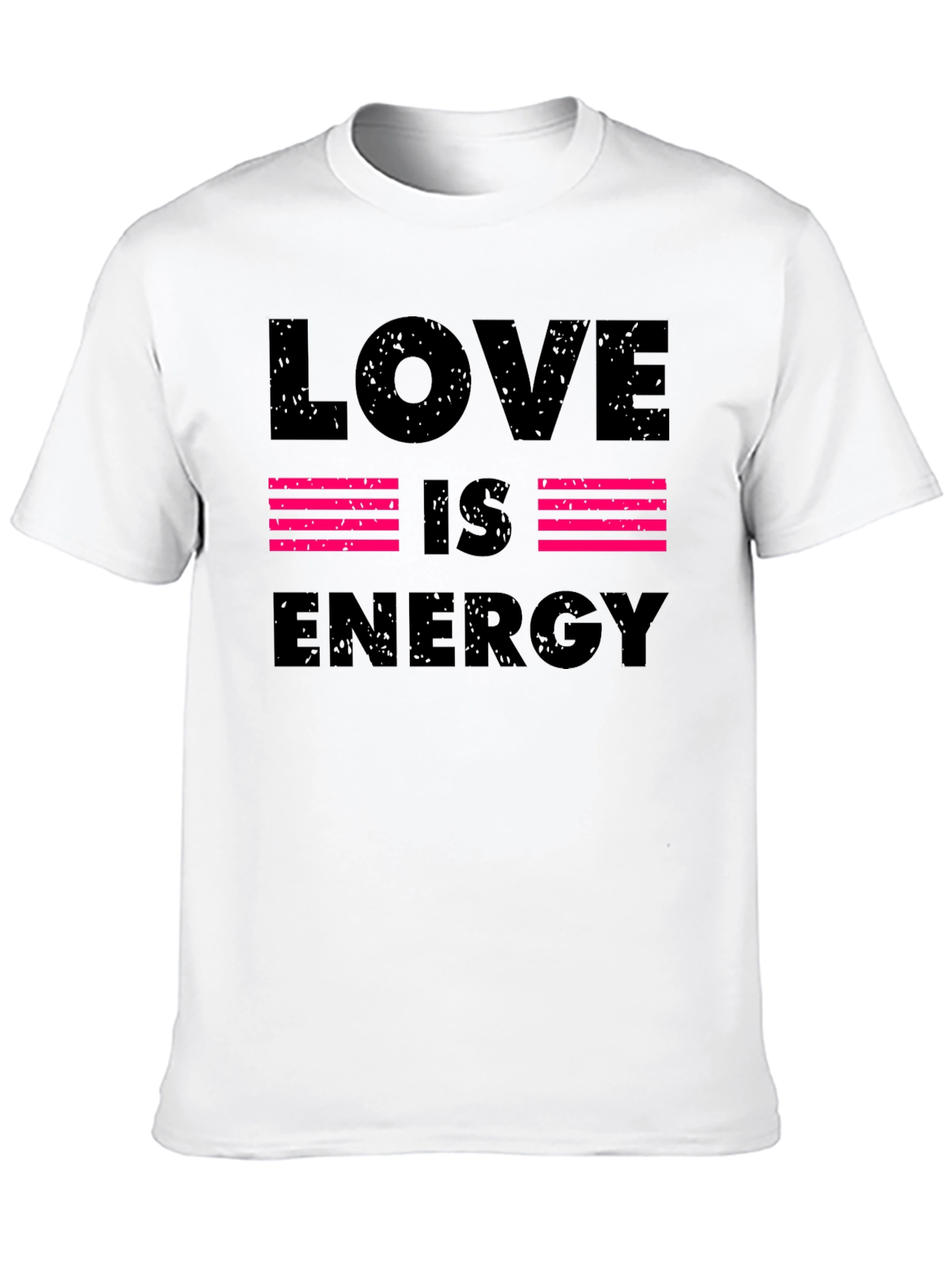 Black Love Is Energy Graphic Print Tee view 10
