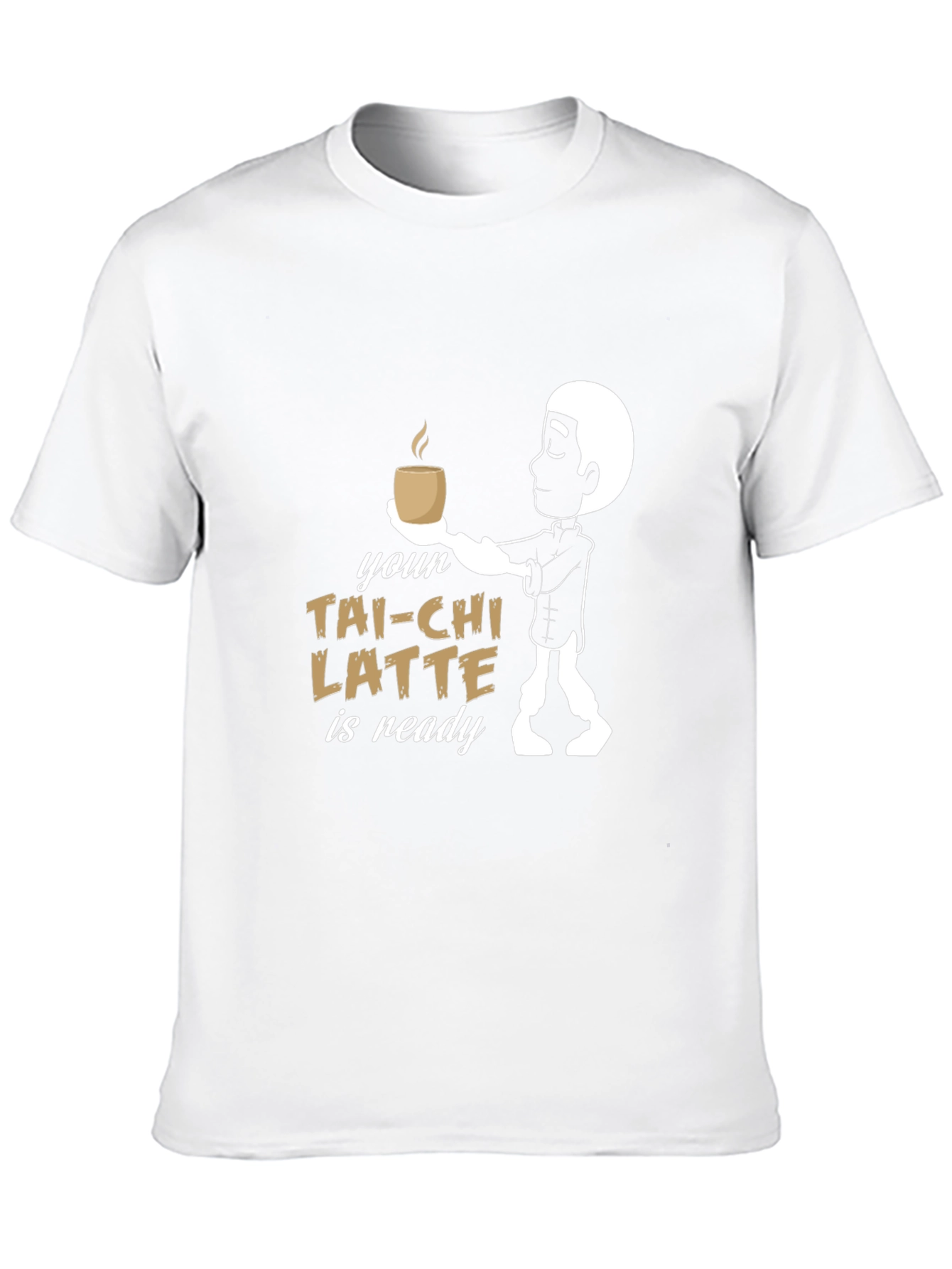 Black Your Tai-Chi Latte is Ready T-Shirt view 10