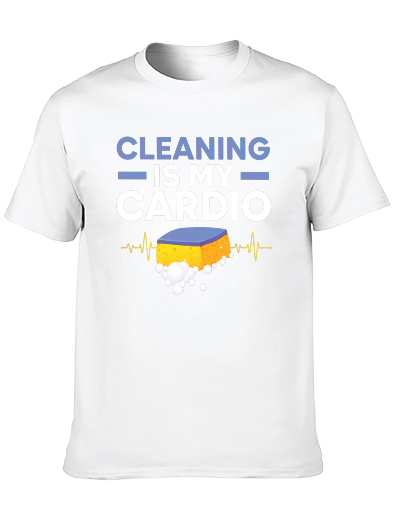 Black Cleaning is My Cardio T-Shirt Funny Housekeeping Tee view 10