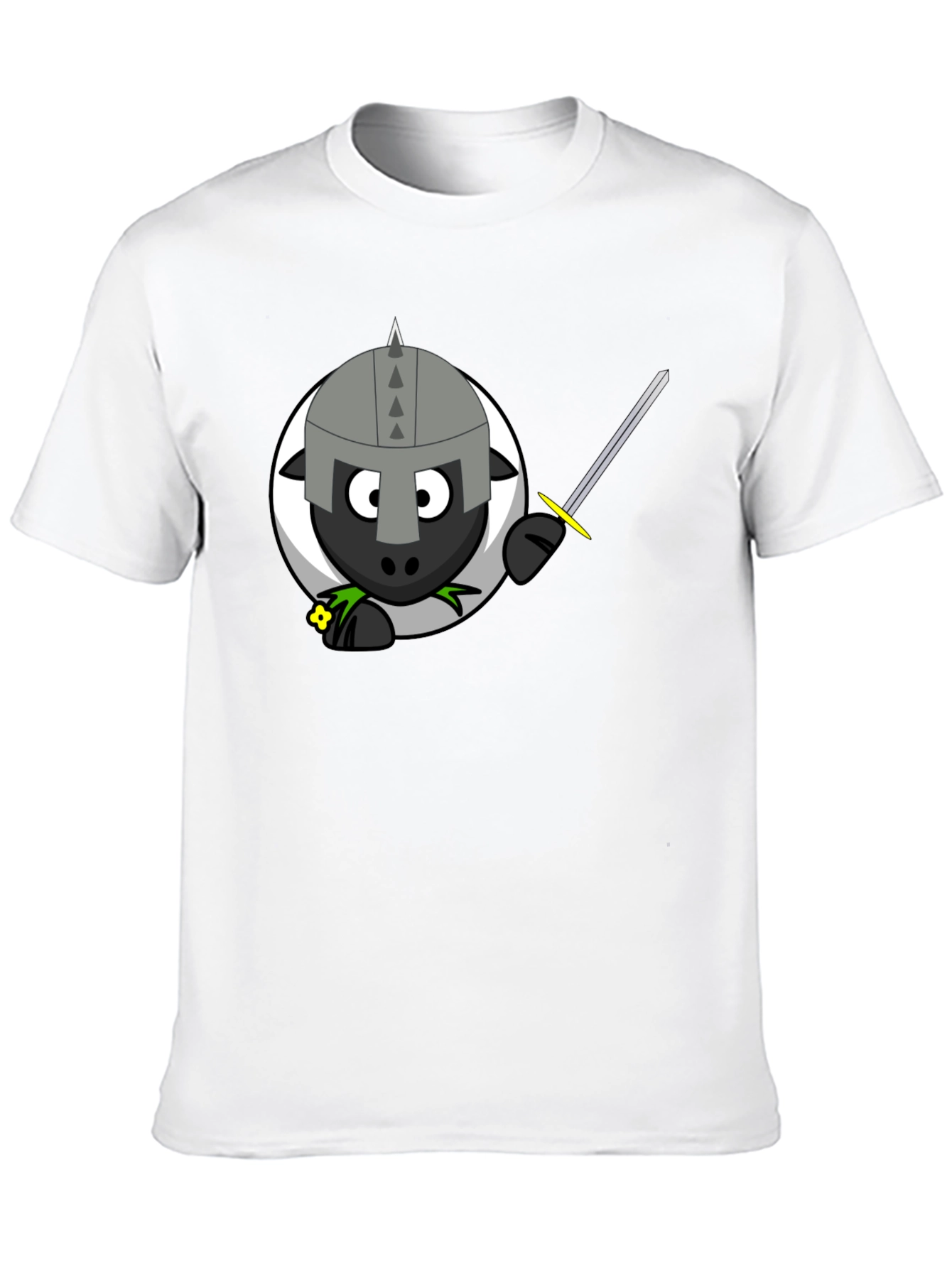 Black Knight Sheep Graphic T-Shirt view 10