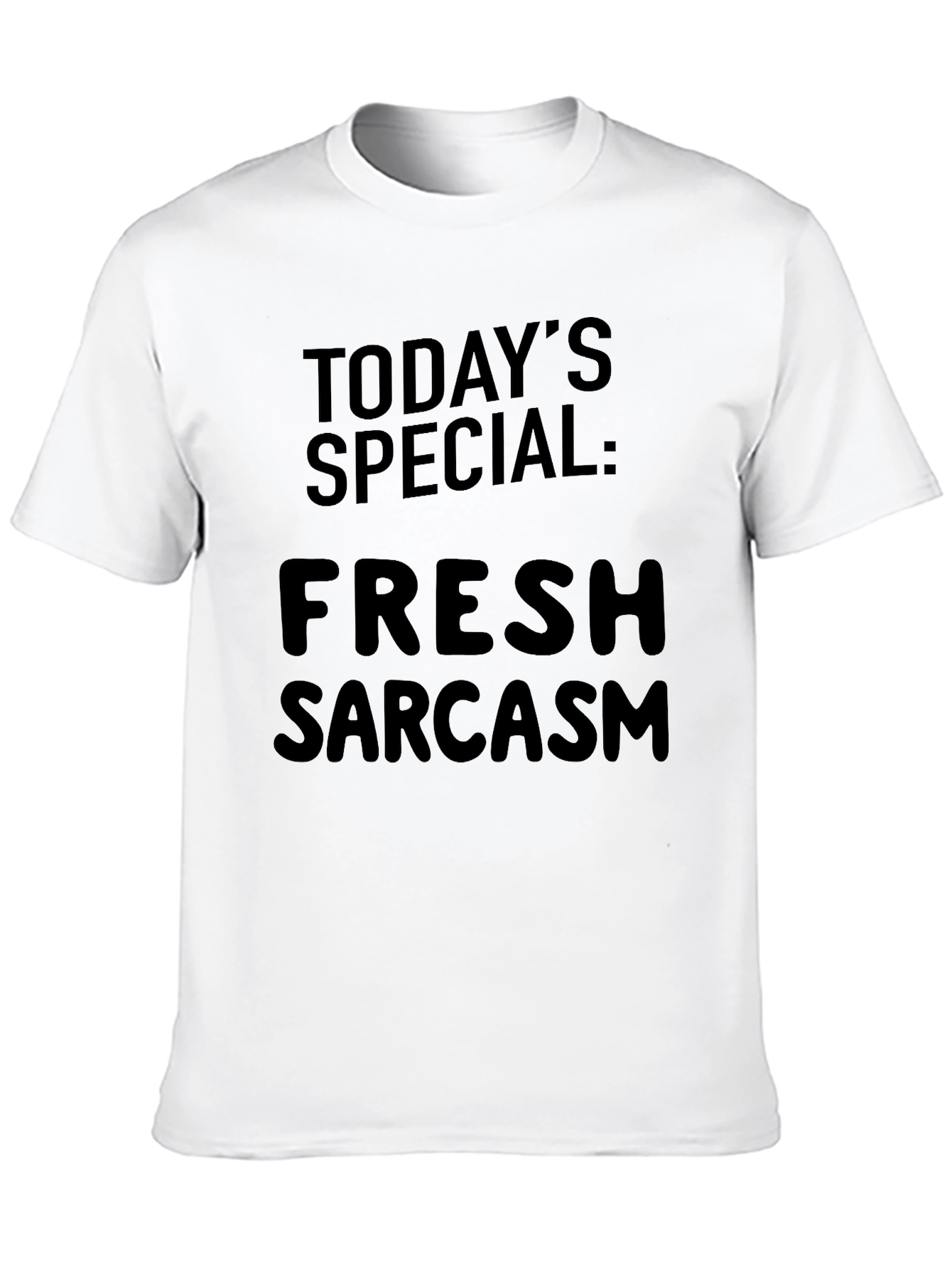 Black Funny Sarcastic Black Graphic T-Shirt view 10