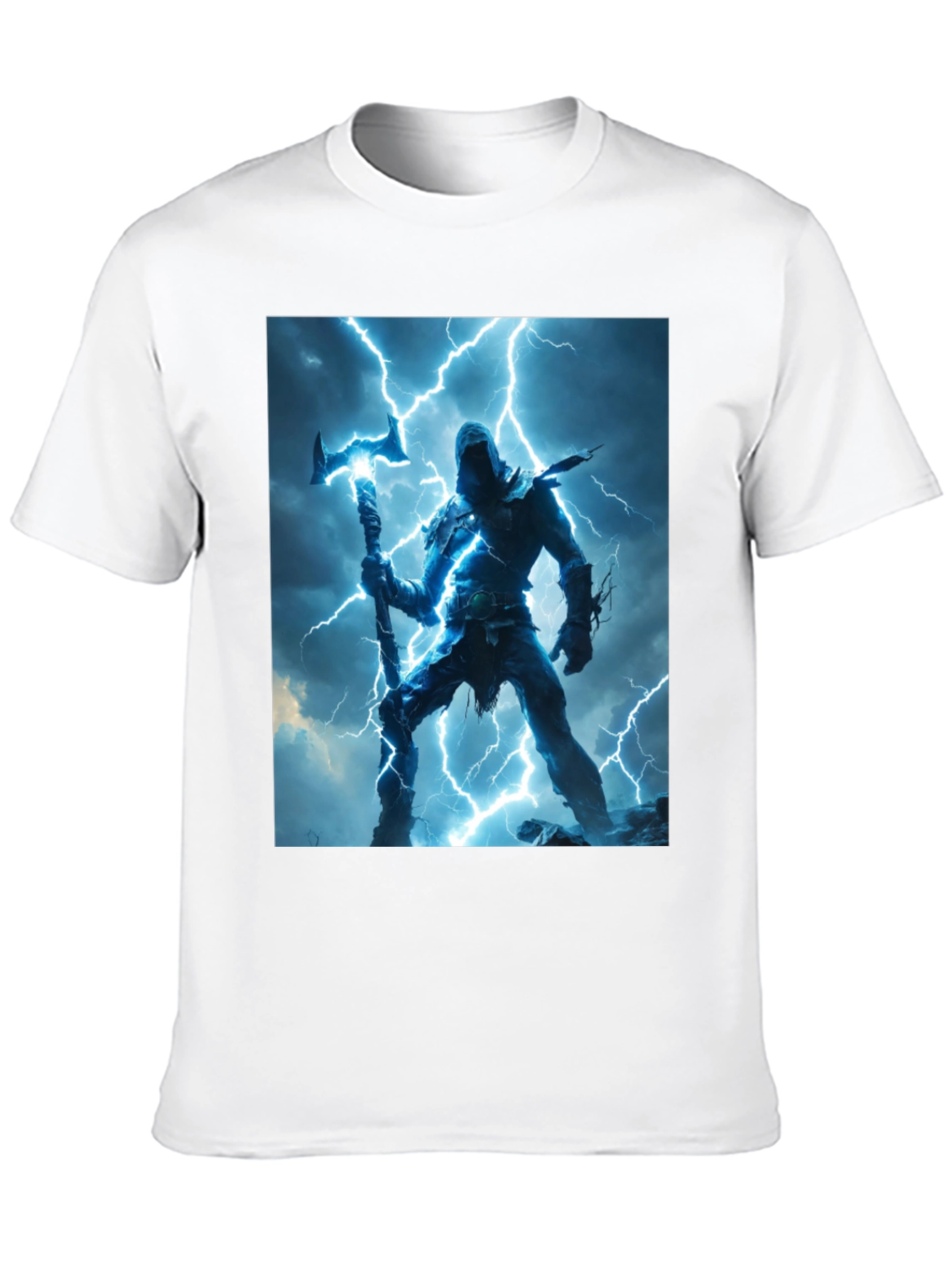 Black Lightning Warrior Graphic Tee view 10