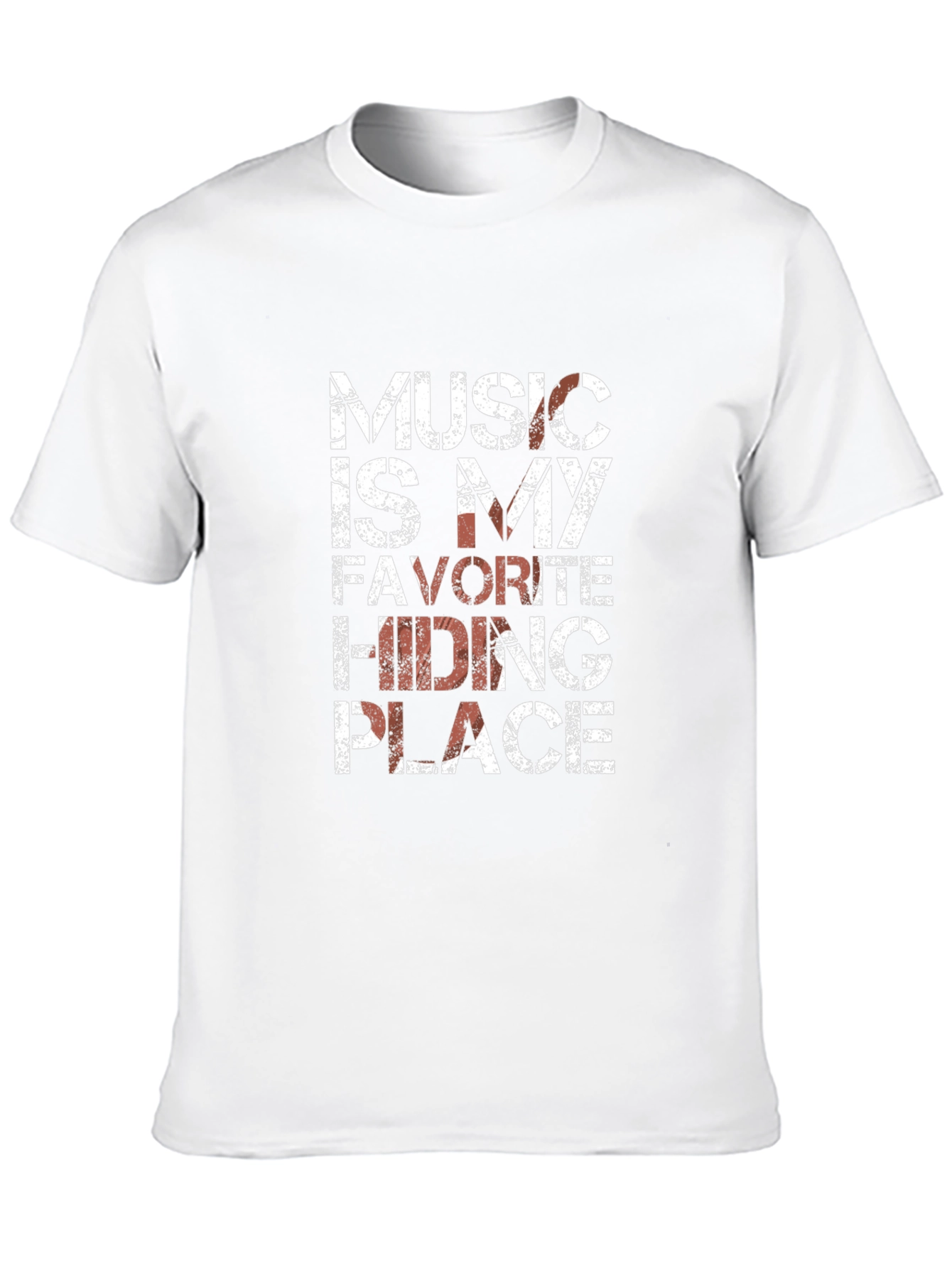 Black Music is My Favorite Hiding Place Black T-Shirt view 10