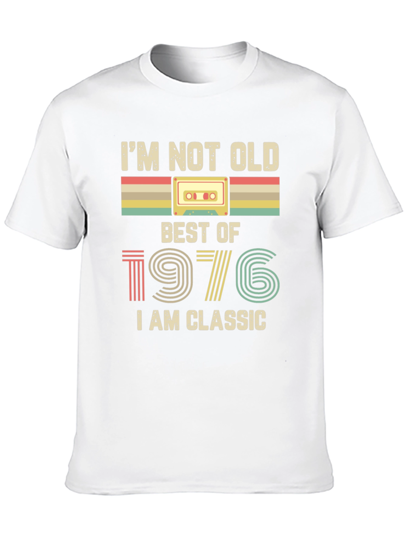Black I'm Not Old, I'm Classic 1976 T-Shirt view 10
