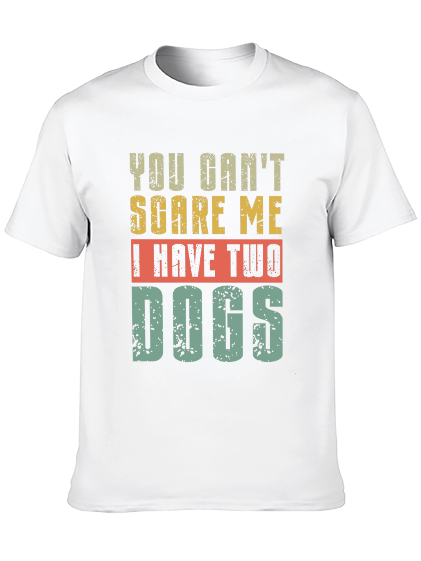 Black Funny Dog Lover T-Shirt - You Can't Scare Me view 10