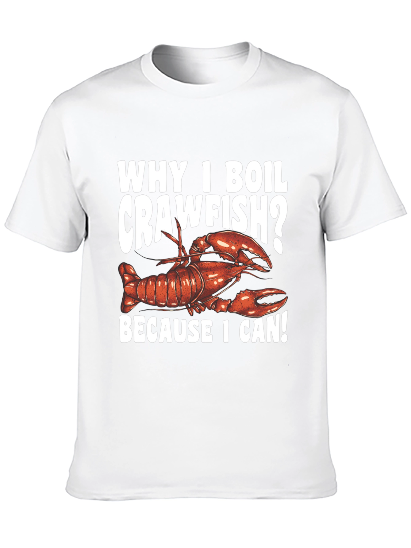Black Crawfish Boil T-Shirt - Because I Can! view 10