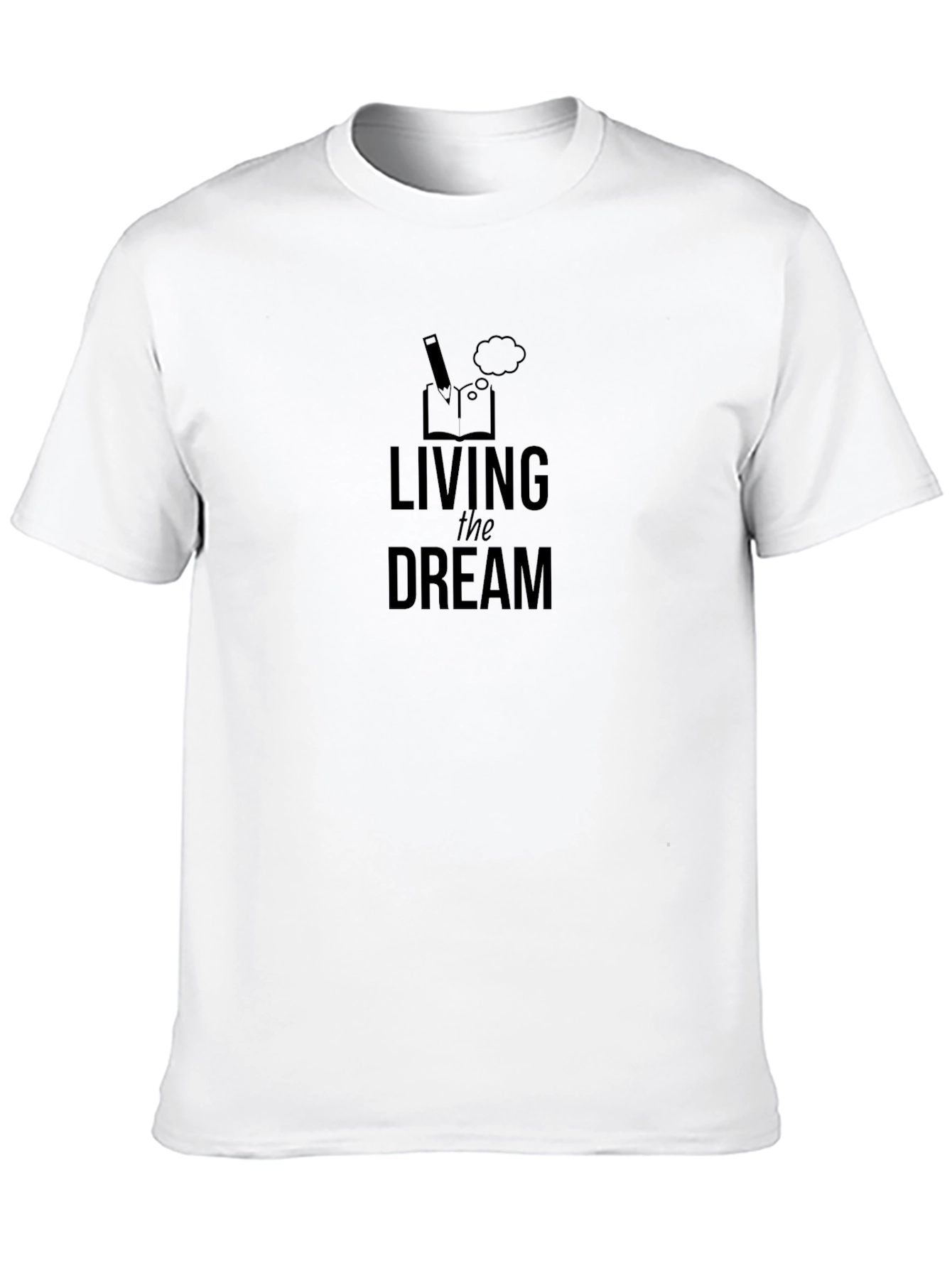 Black Living the Dream Graphic T-Shirt view 10