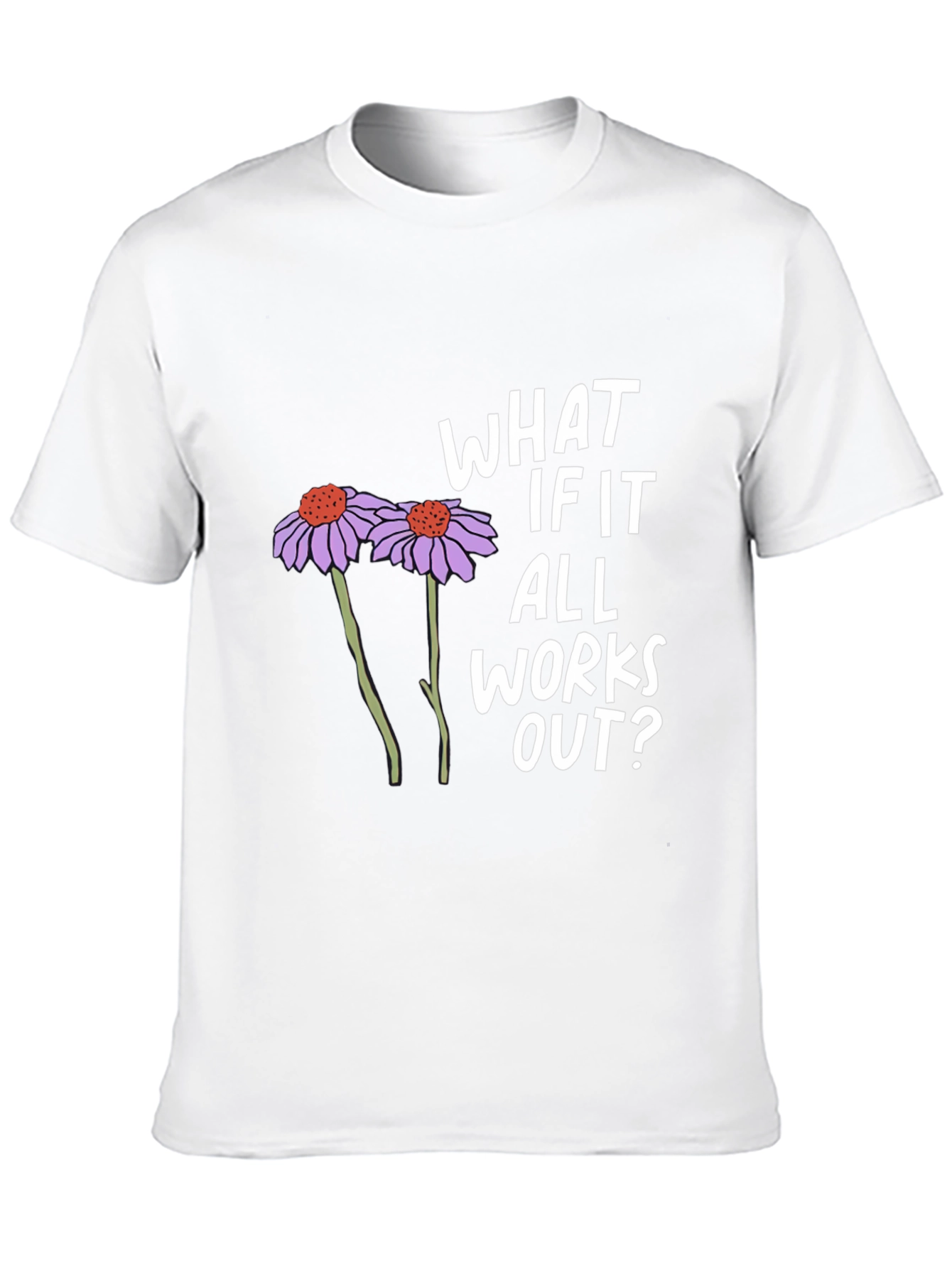 Black What If It All Works Out? Graphic Tee view 10