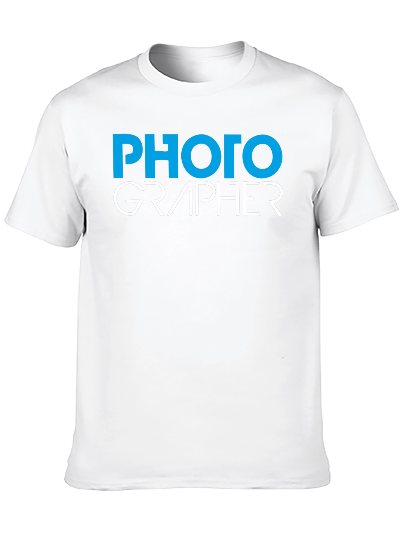 Black Photographer Graphic Tee - Unisex Cotton T-Shirt view 10