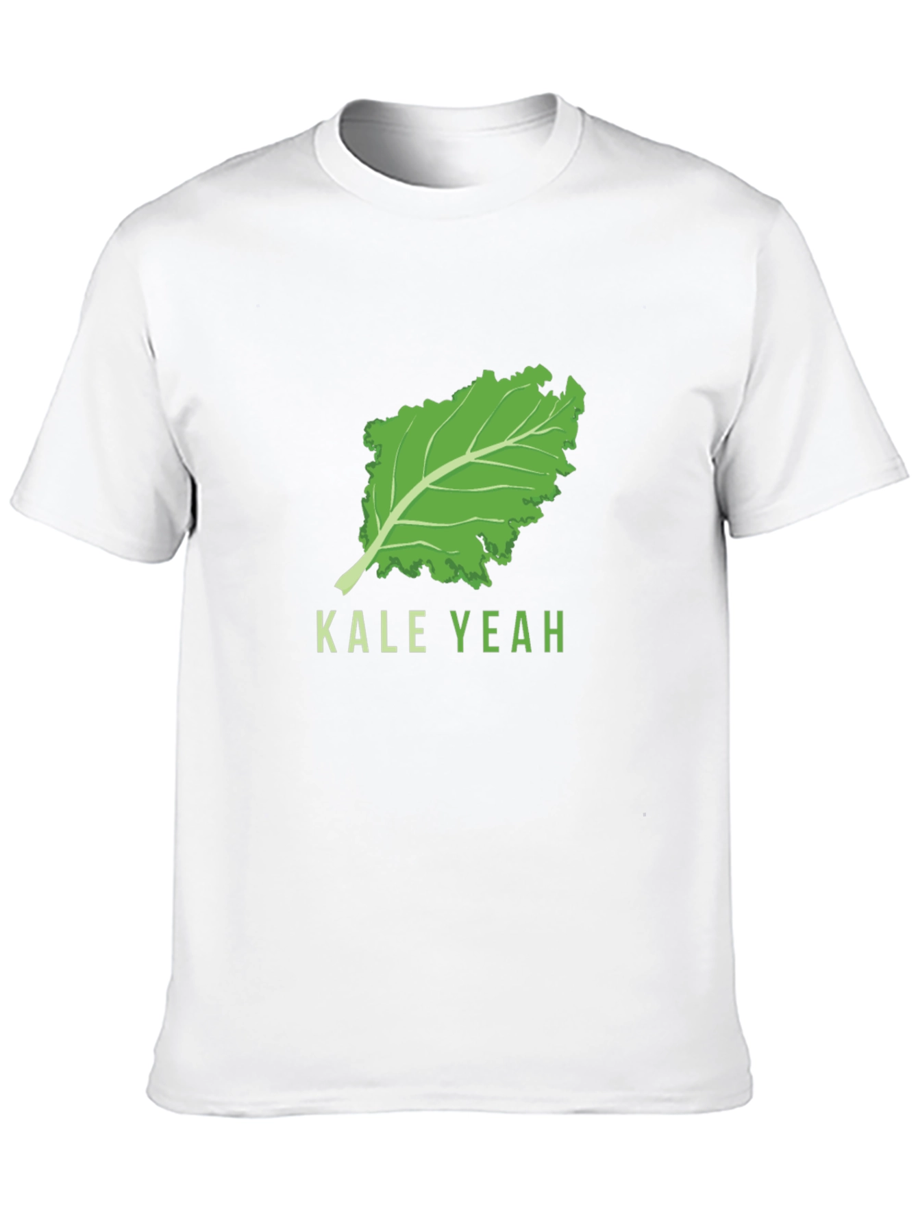 Black Kale Yeah T-Shirt - Black Cotton Tee view 10