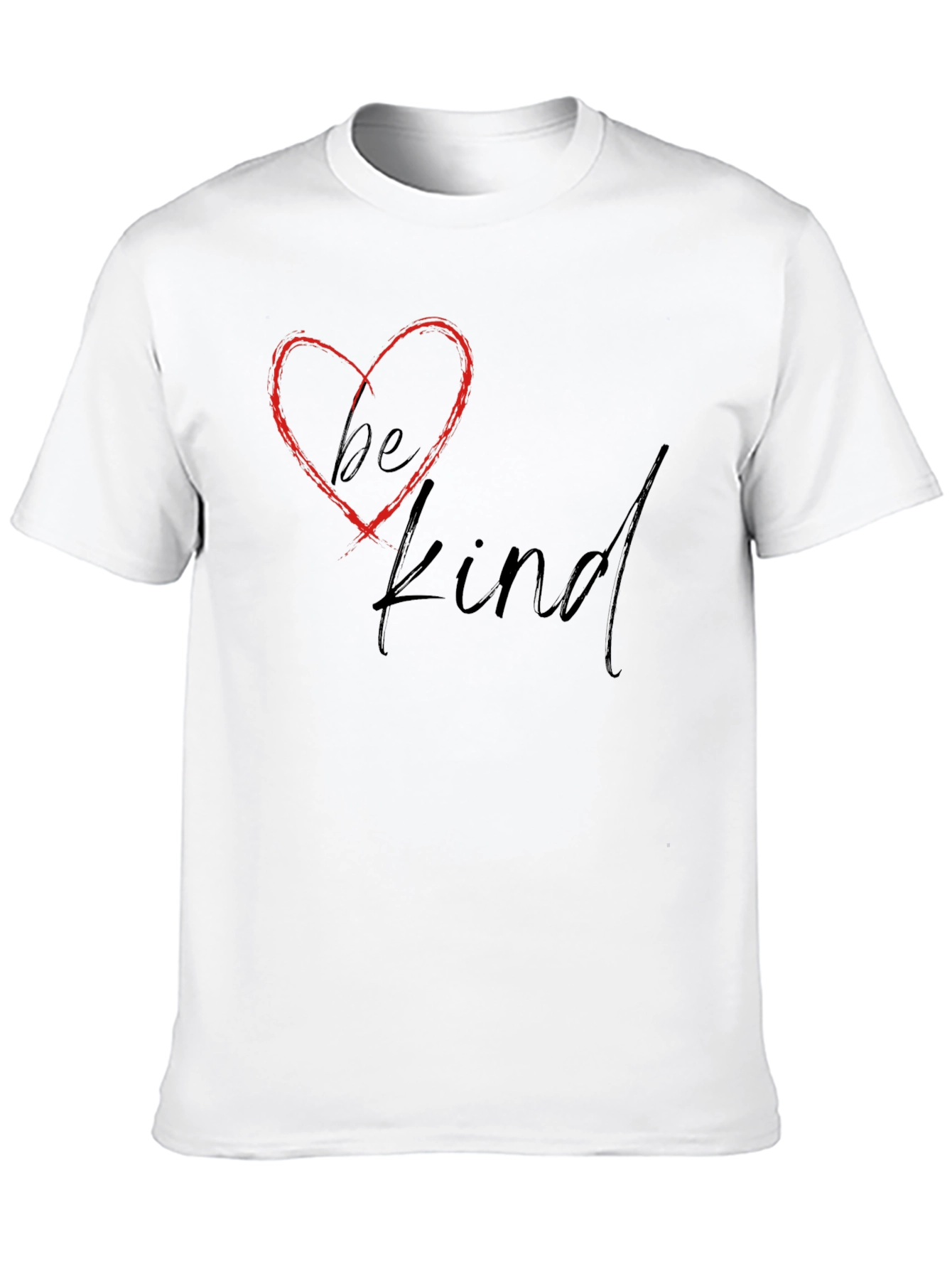 Black Be Kind Graphic Tee - Soft Cotton Blend view 10