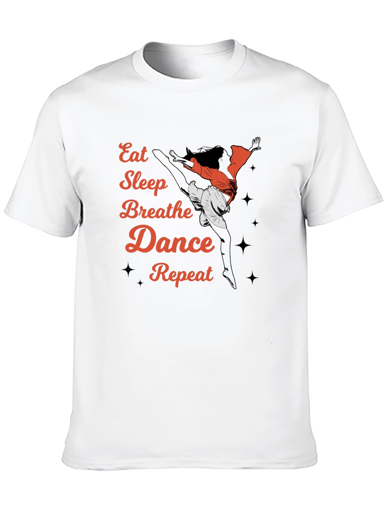 Black Eat Sleep Dance Repeat T-Shirt view 10