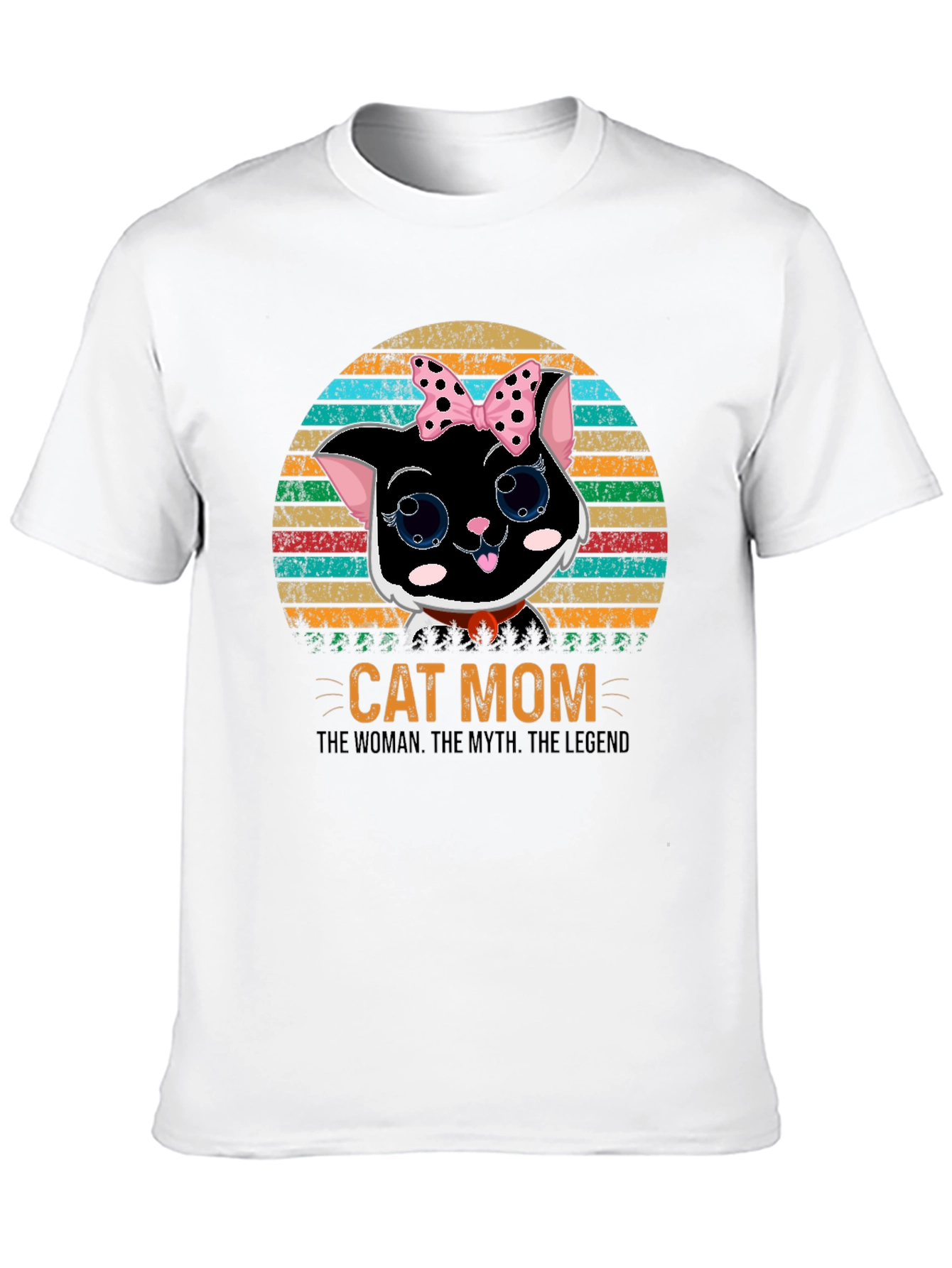 Cat Mom T-Shirt - The Woman, The Myth, The Legend - 10