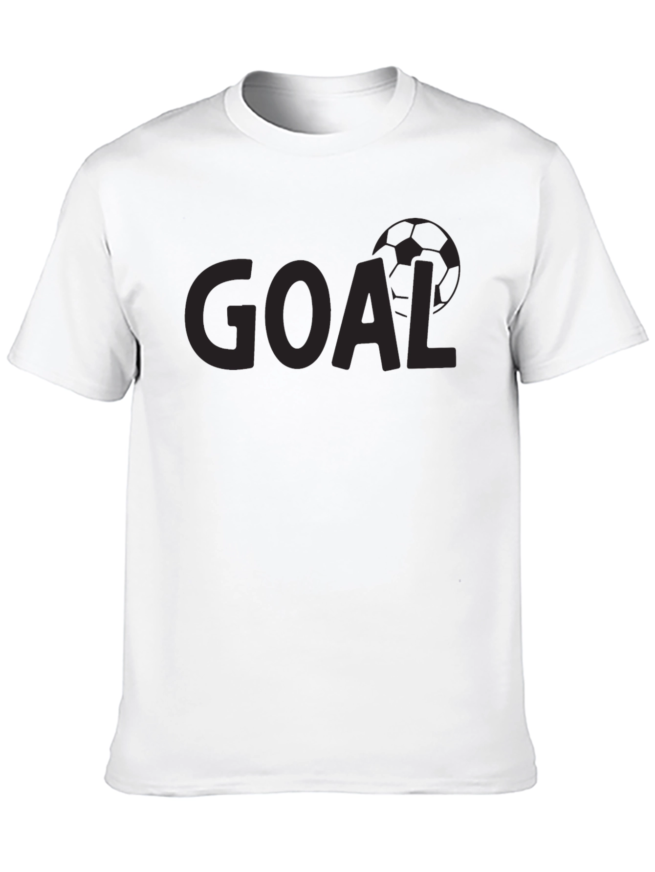 Black Goal Soccer T-Shirt - Black view 10