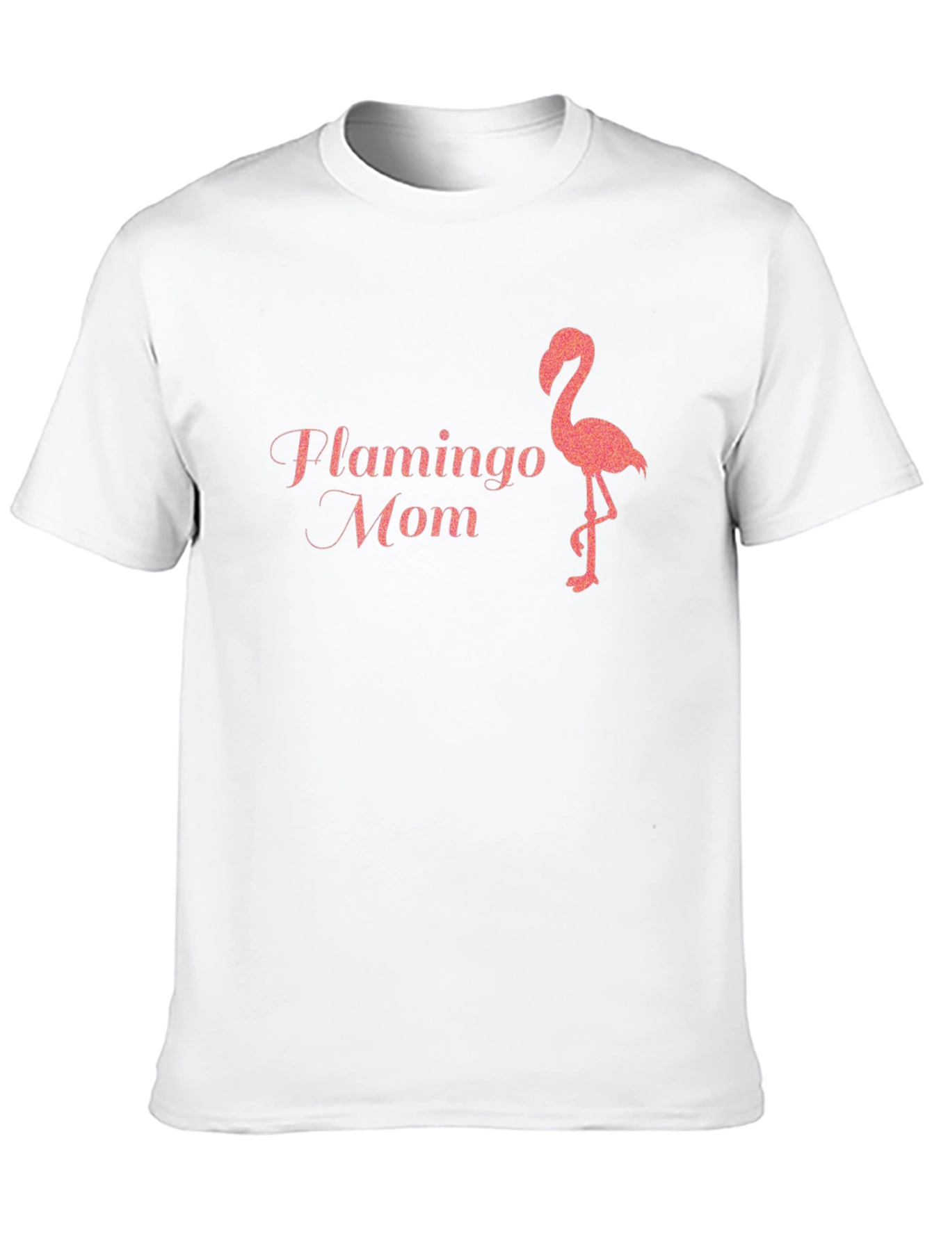 Black Flamingo Mom Graphic T-Shirt view 10