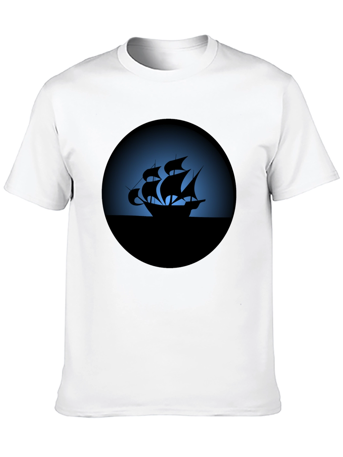 Black Nautical Silhouette Tee - Black view 10
