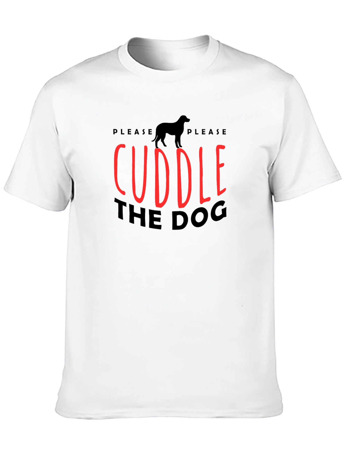 Please Cuddle The Dog T-Shirt  - 10
