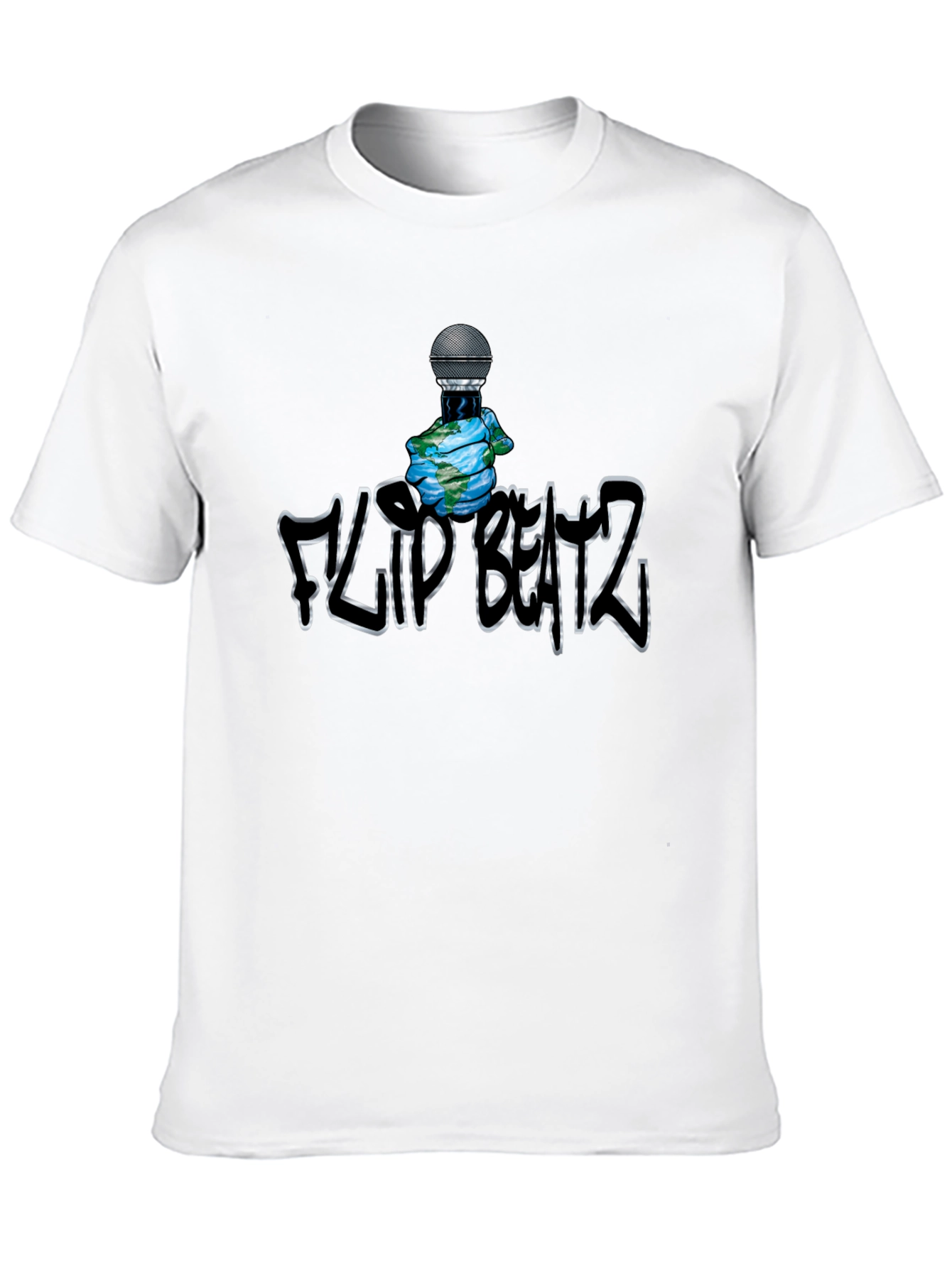 Black Flip Beatz Graphic T-Shirt - Music Inspired Tee view 10