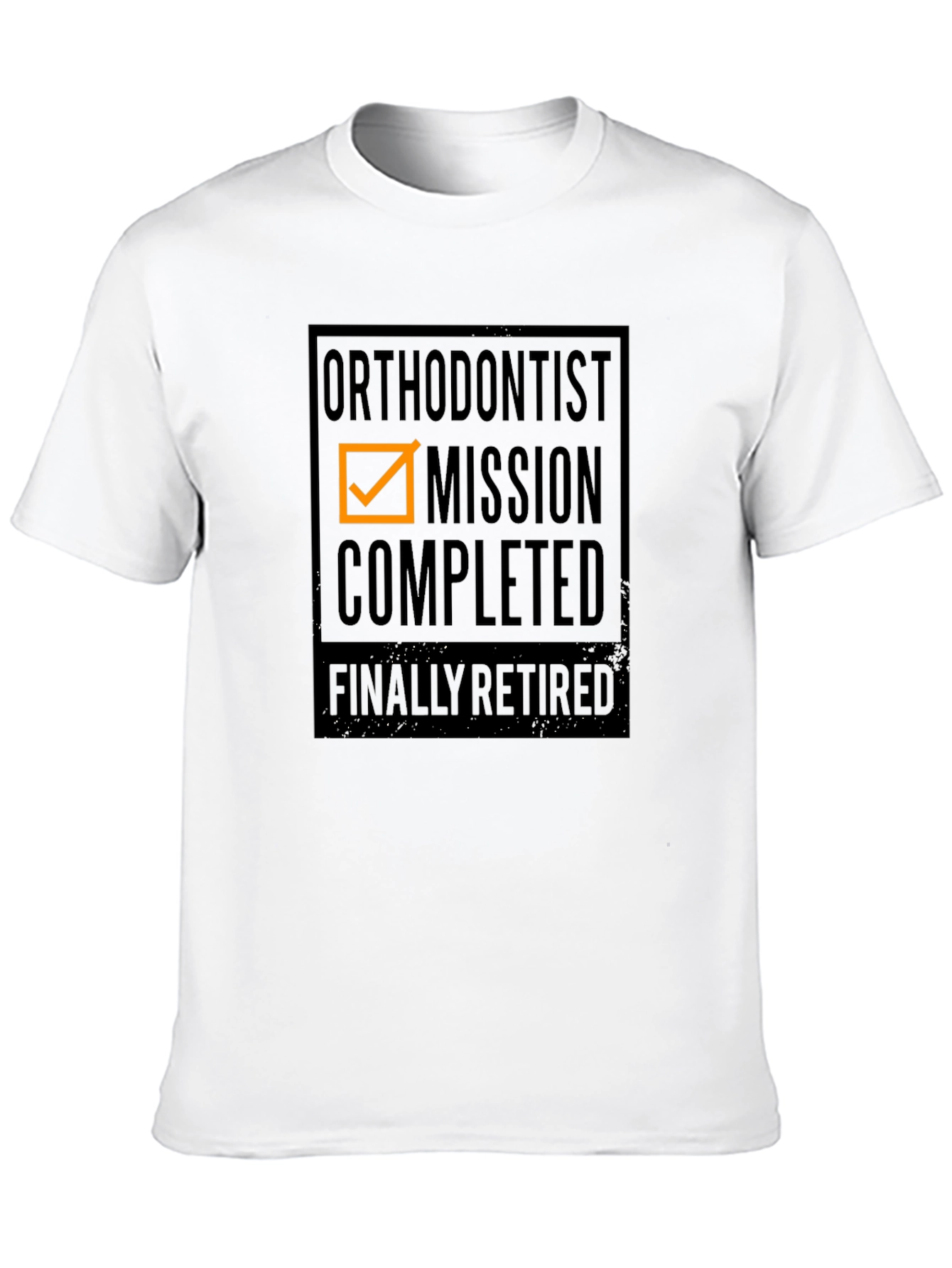 Black Orthodontist Mission Completed Retired T-Shirt view 10