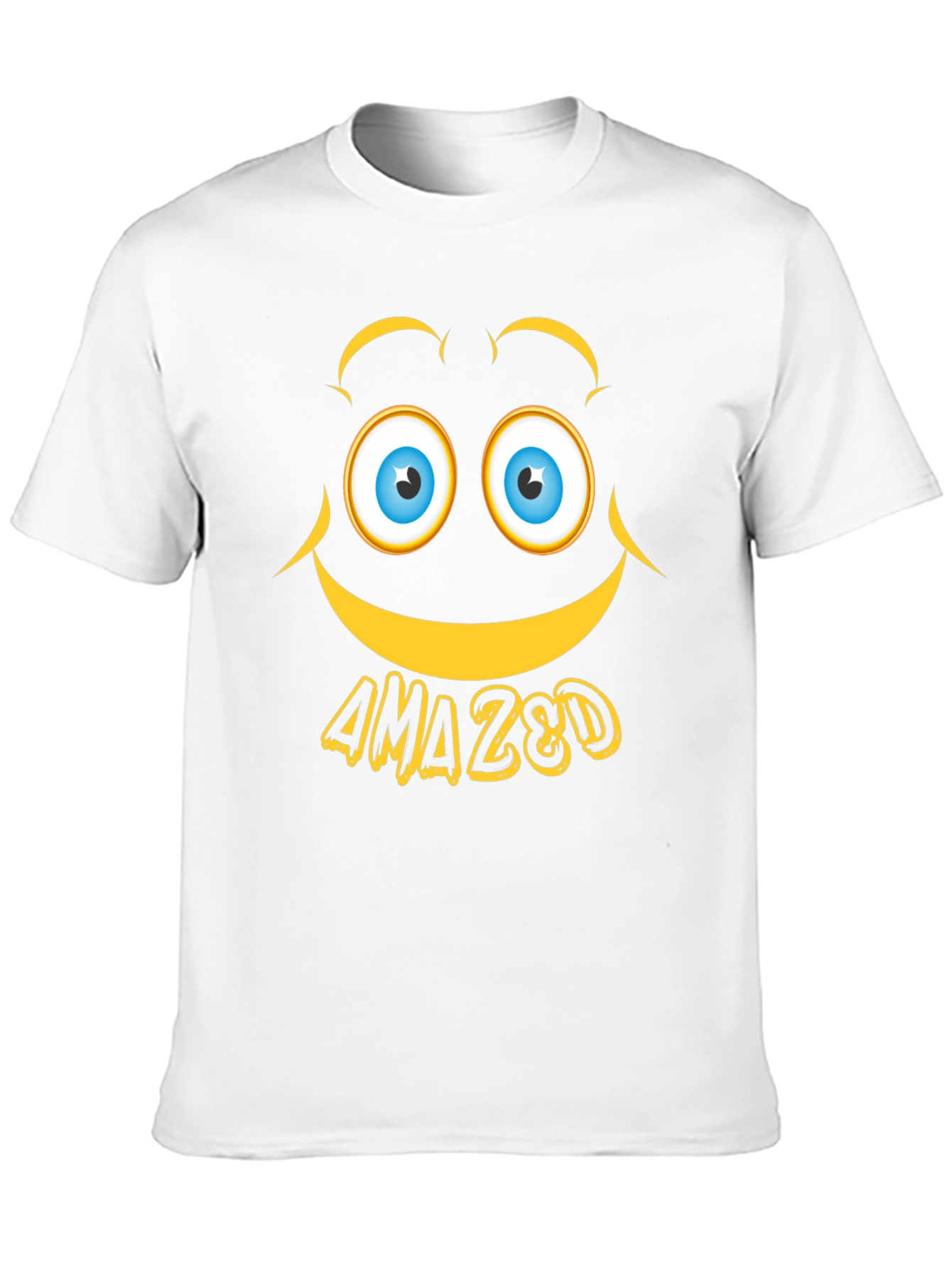 Black Amazed Graphic Tee - Expressive Emoji Design view 10