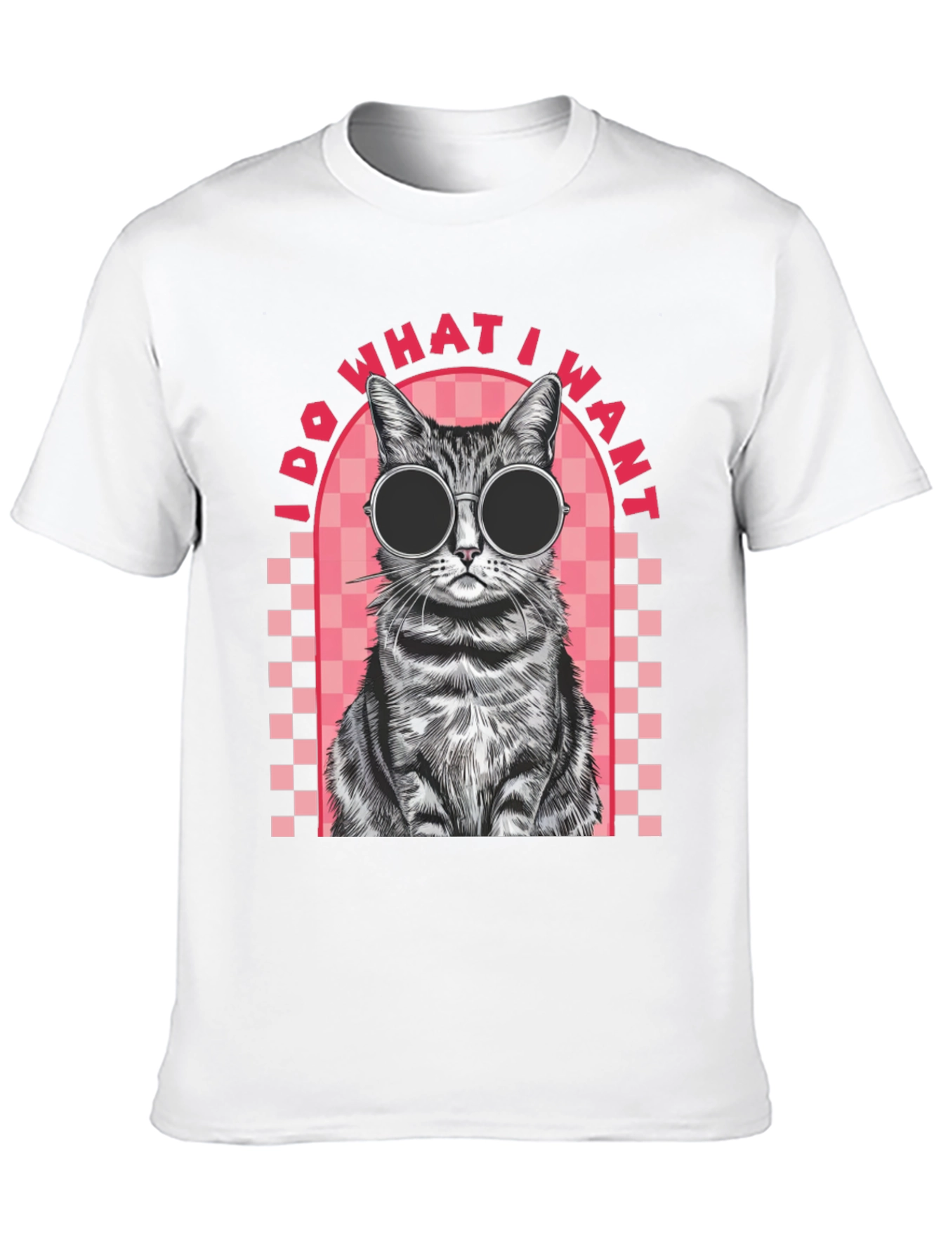 Black Cool Cat Graphic Tee - I Do What I Want view 10