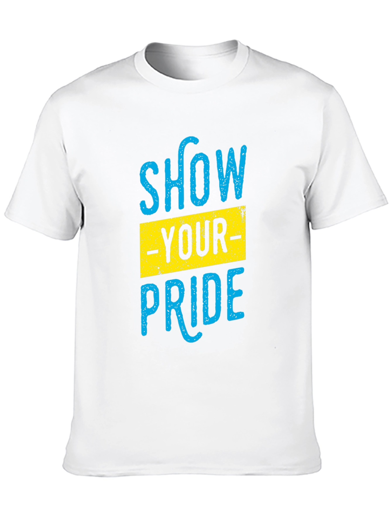 Black Show Your Pride Graphic T-Shirt - Black Cotton Blend view 10