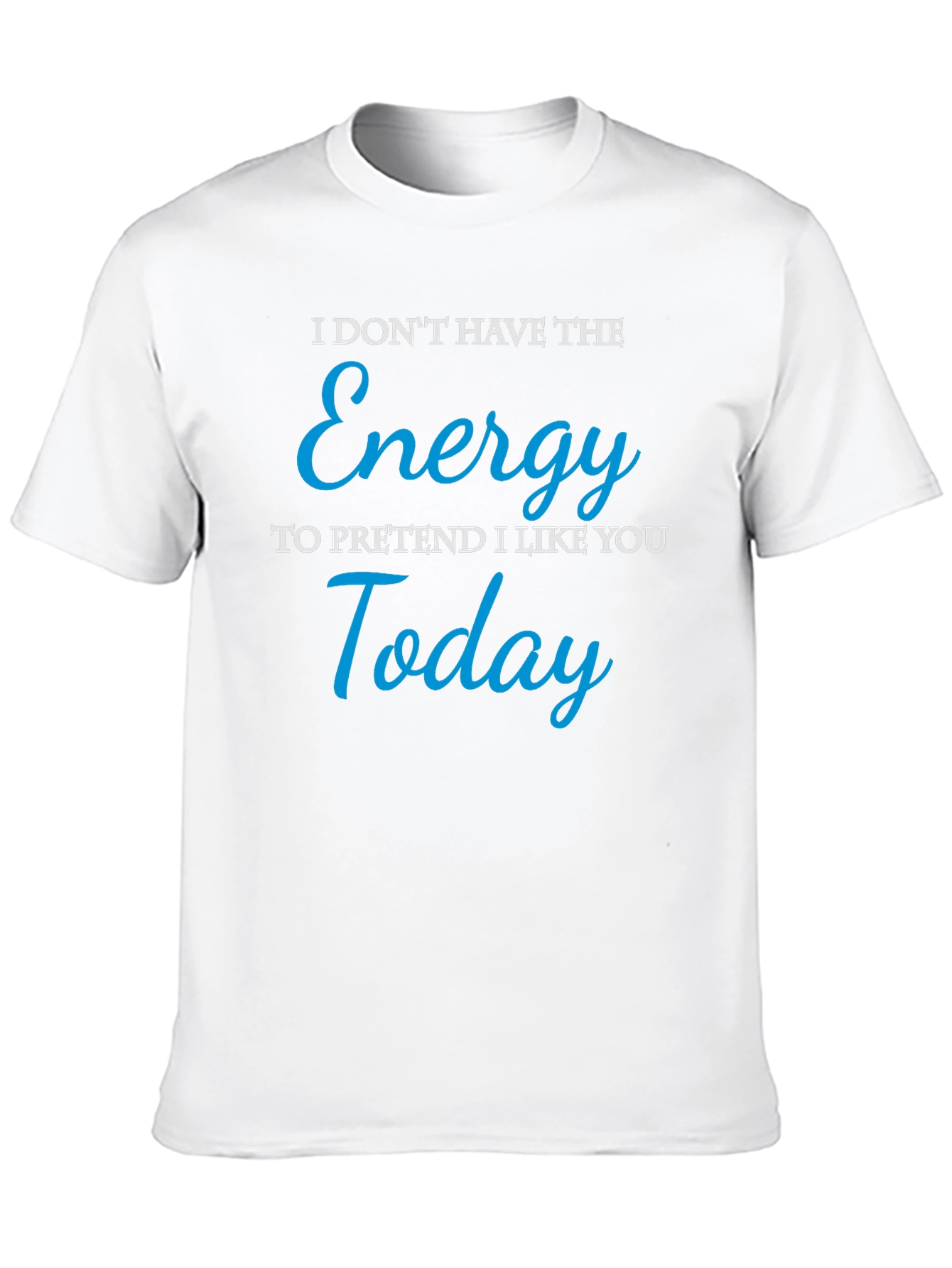 Black Funny 'Energy to Pretend' Graphic Tee view 10