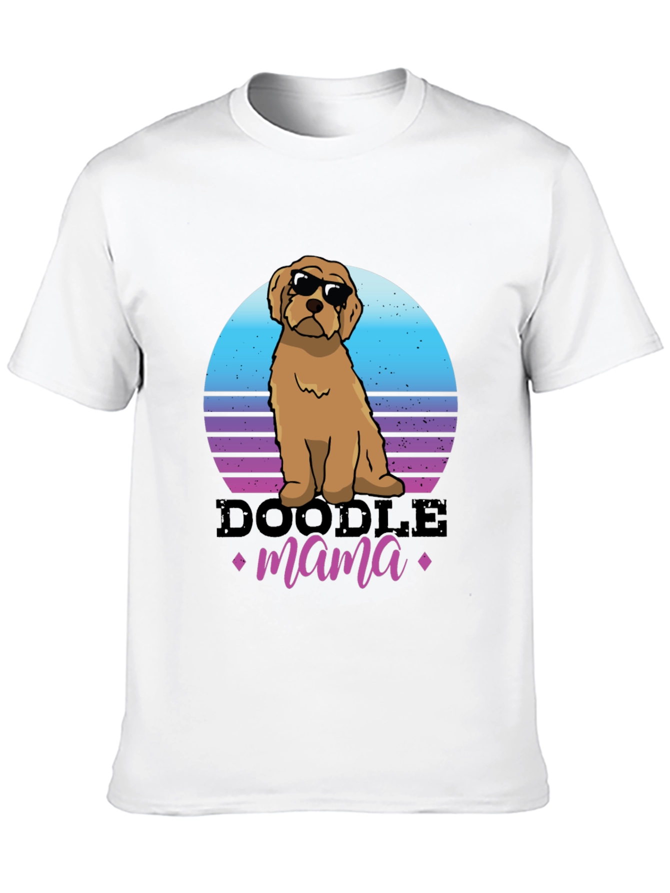 Black Doodle Mama T-Shirt - Dog Lover Tee view 10