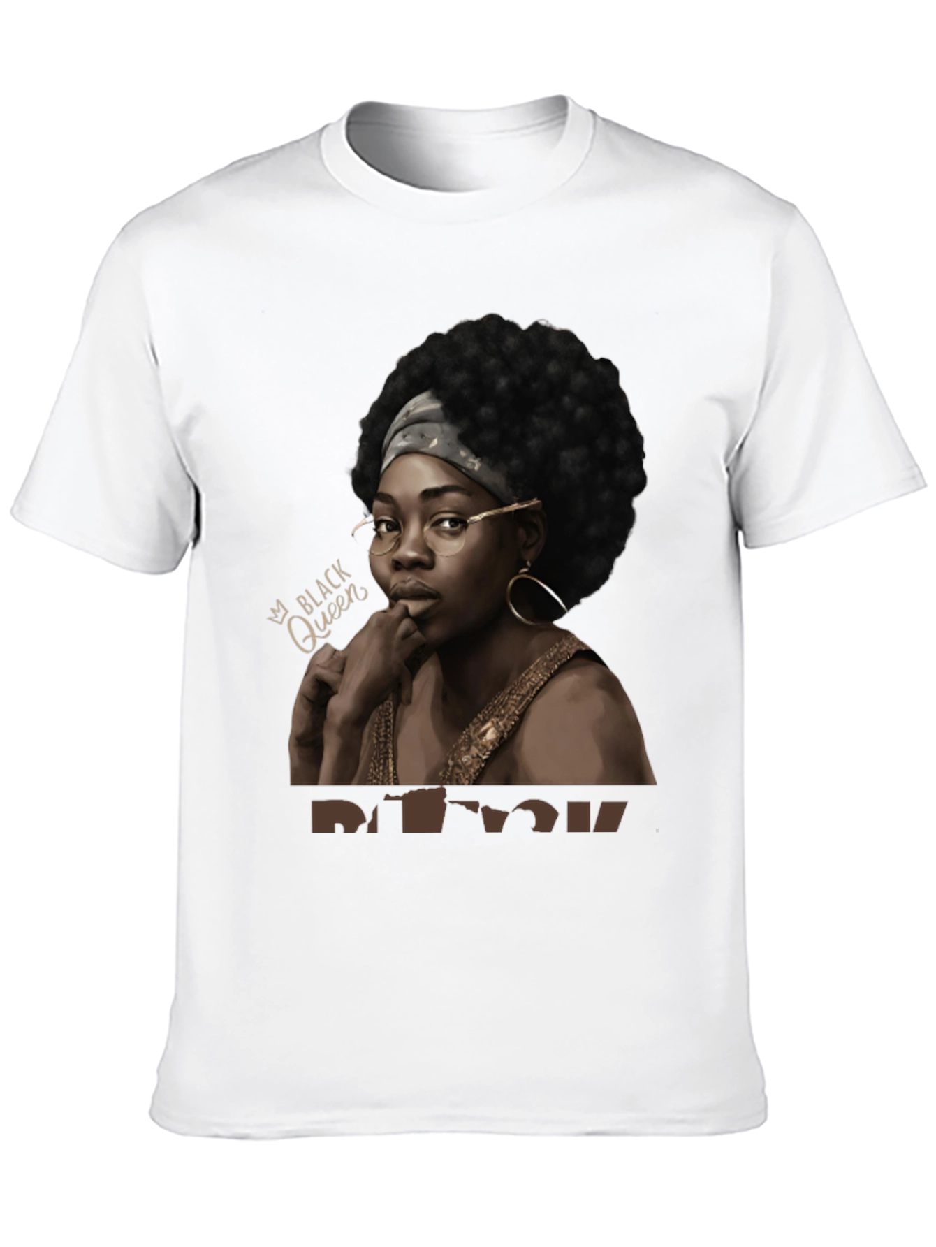 Black Black Queen Graphic Tee - Stylish Unisex T-Shirt view 10