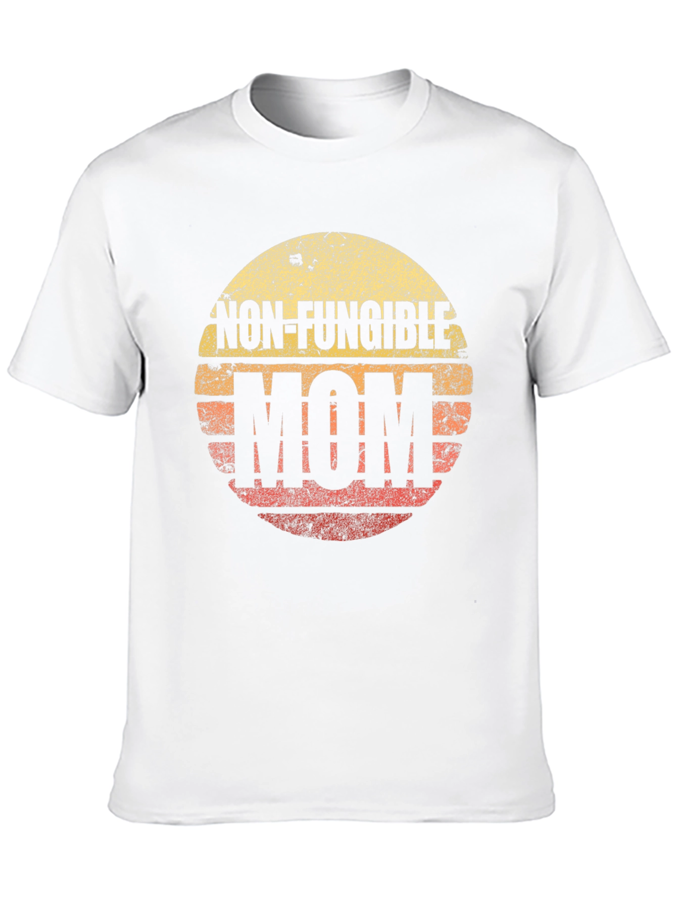 Black Non-Fungible Mom T-Shirt - Retro Style! view 10